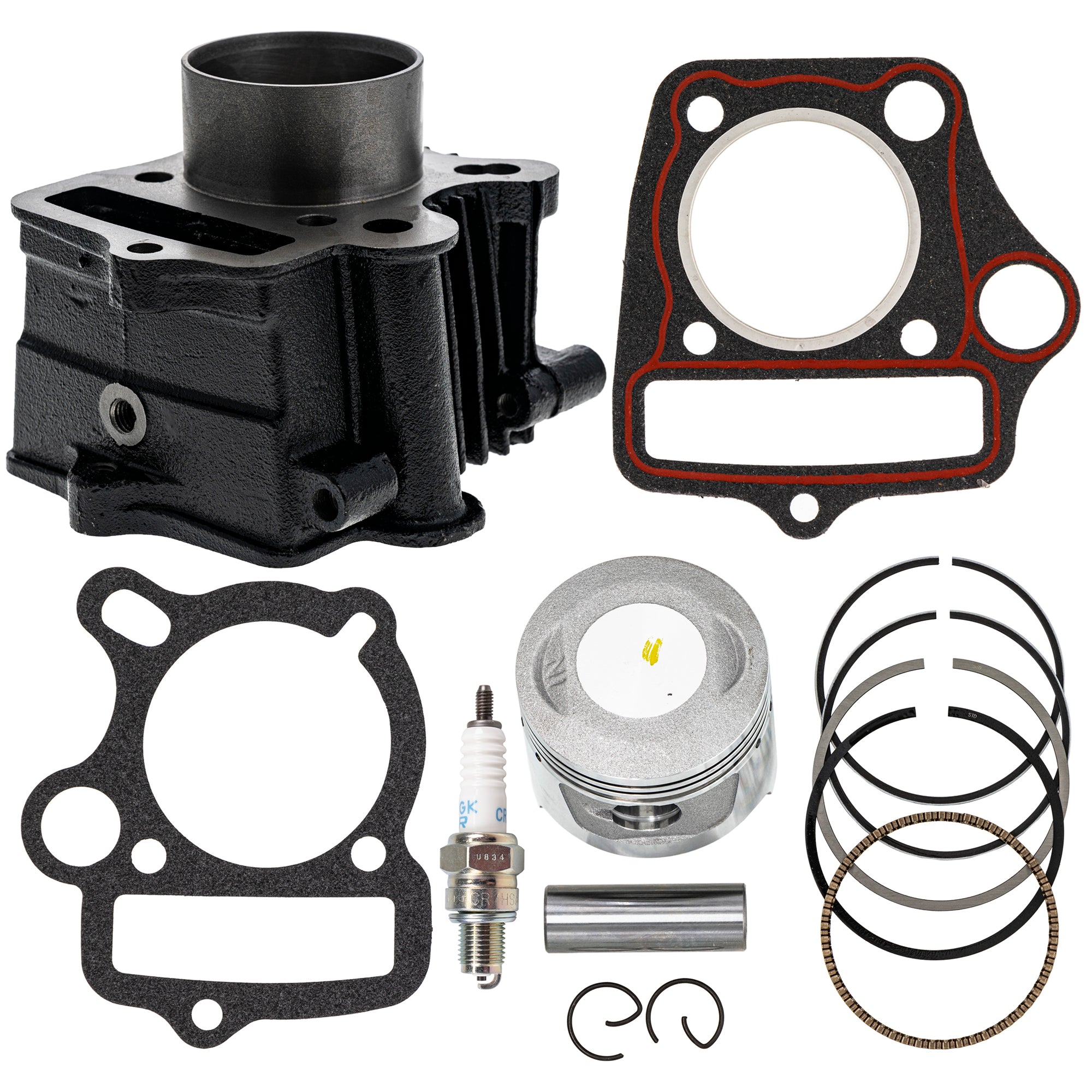 Cylinder Piston Gasket Spark Plug Kit for zOTHER Yamaha Honda XR70R Trail CRF70F NICHE MK1000930