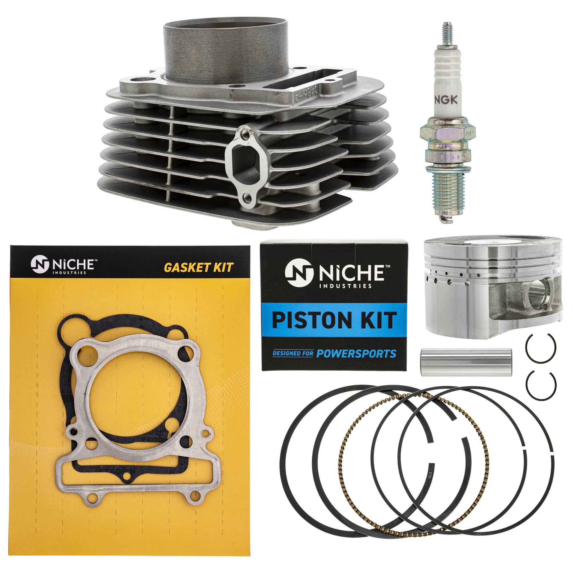 Cylinder Piston Gasket Kit for zOTHER Yamaha Wolverine Warrior Raptor Moto 93450-19095-00 NICHE MK1000932
