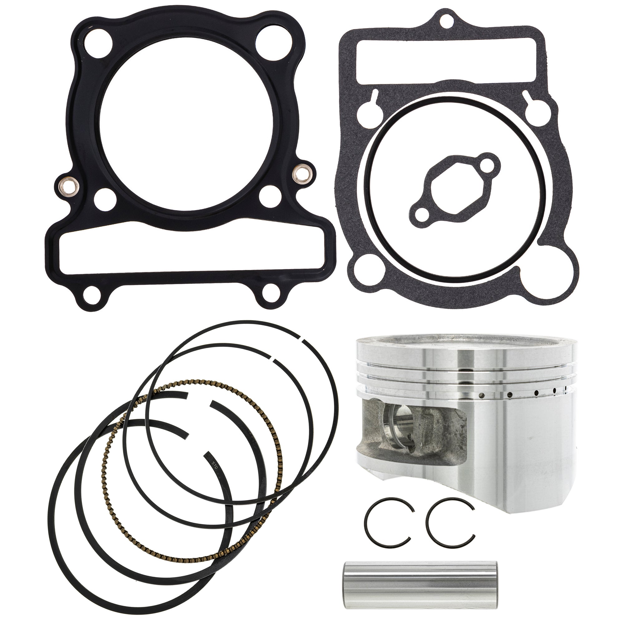 Standard Bore Piston Gasket Ring Kit for zOTHER Yamaha Kodiak Big 4GB-11631-00-Y0 NICHE MK1000933