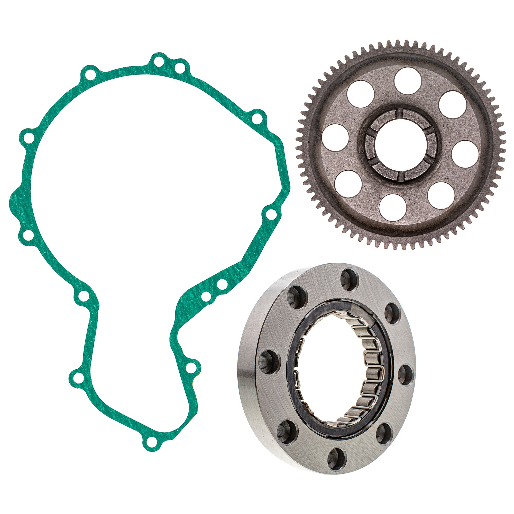One Way Starter Clutch With Gear Kit for zOTHER Polaris Predator Outlaw 3089451 3088063 NICHE MK1000937