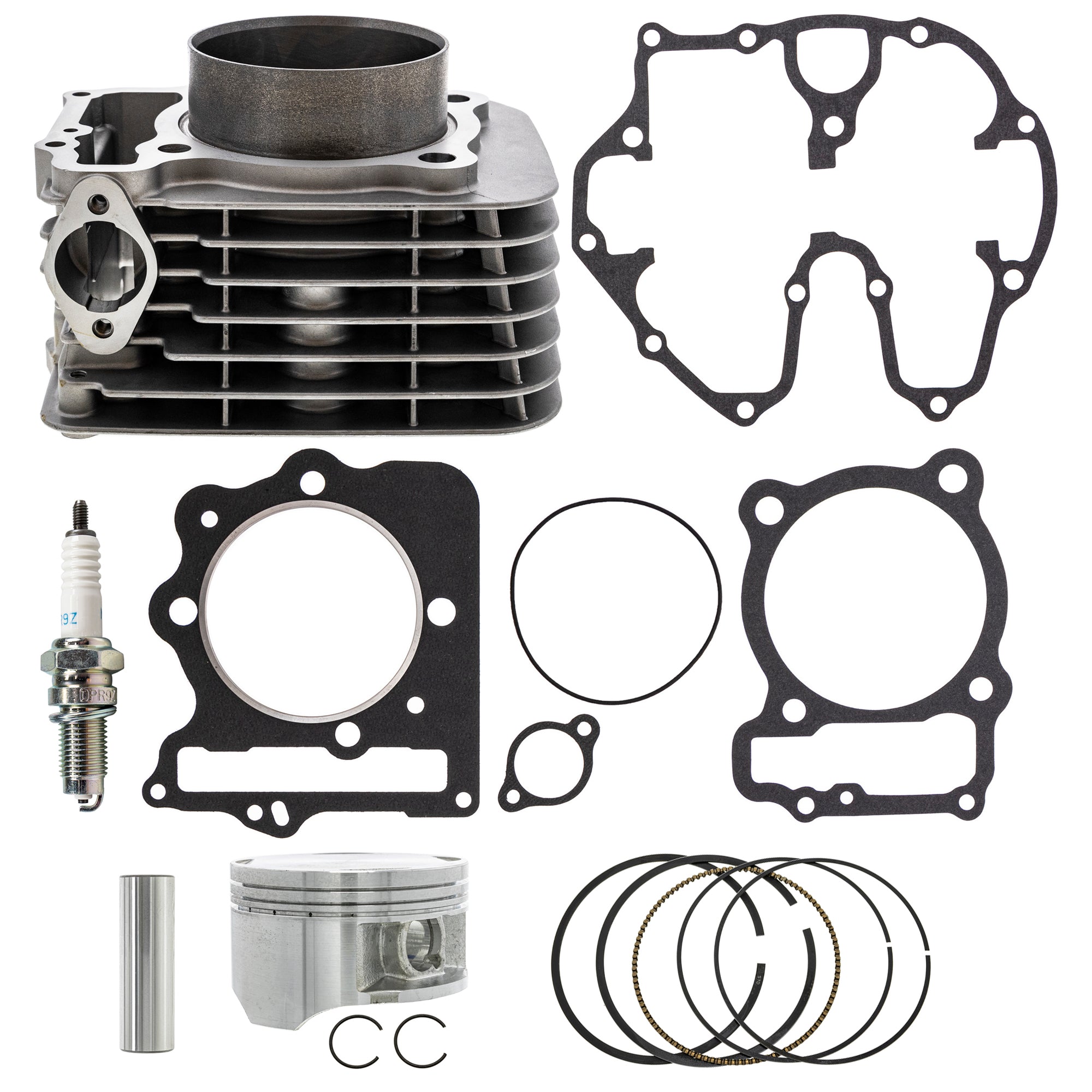 Cylinder Piston Gasket Spark Plug Kit for zOTHER Honda XR400R TRX400 SporTrax 98061-59616 NICHE MK1000947