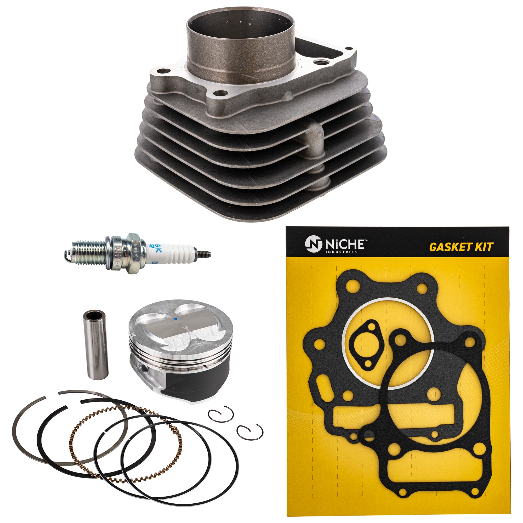 Big Bore Cylinder Piston Gasket Spark Plug Kit for zOTHER Yamaha Honda SporTrax FourTrax NICHE MK1000974