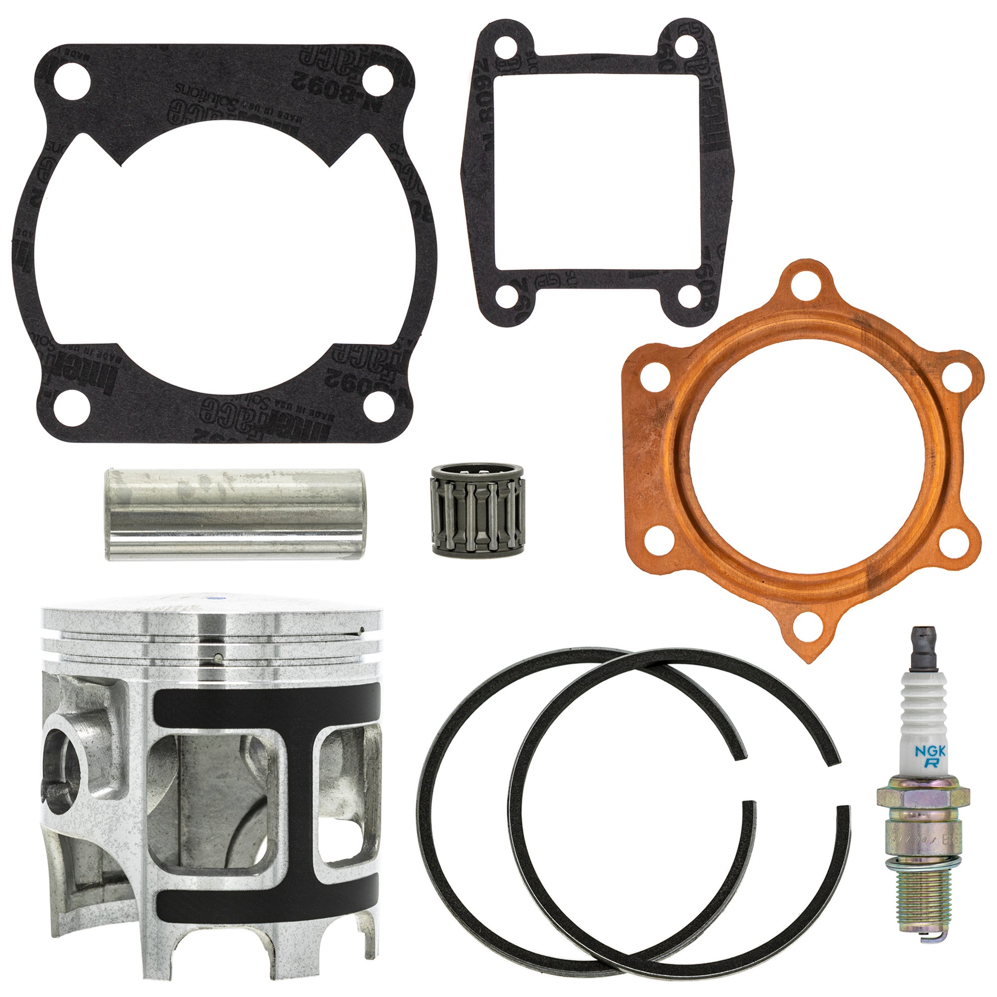 YAMAHA RD350 YPVS 83-86 1.00mm O/S FORSETI PISTON SET 65mm RINGS PIN