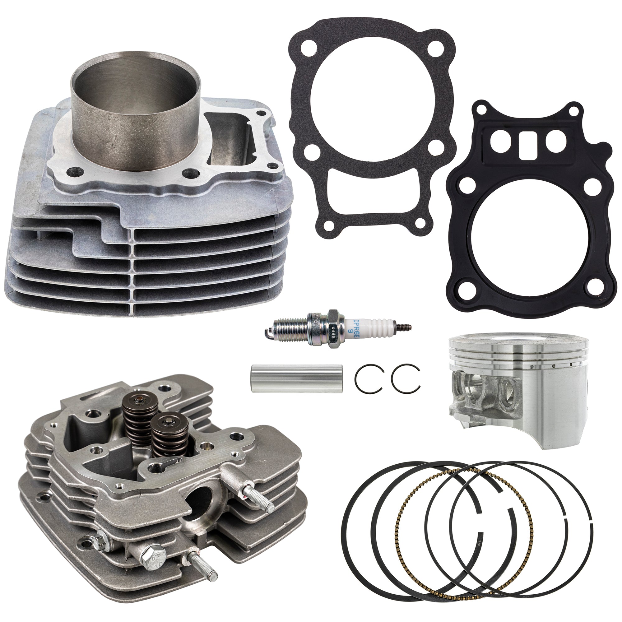 Cylinder Head Piston Gasket Spark Plug Kit for zOTHER Honda FourTrax 98069-57916 NICHE MK1000988