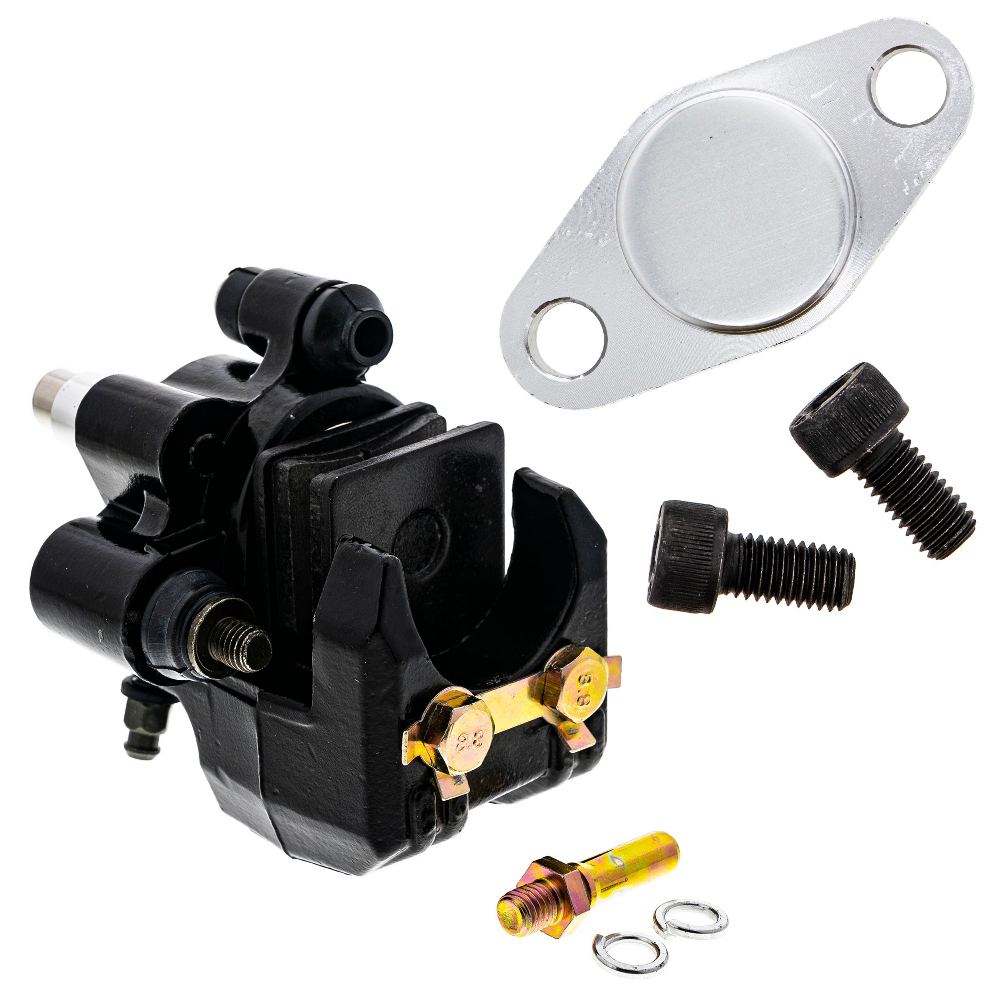 Rear Brake Caliper Assembly for Yamaha YFZ450 Wolverine Warrior SporTrax 69100-19A10 NICHE MK1000996