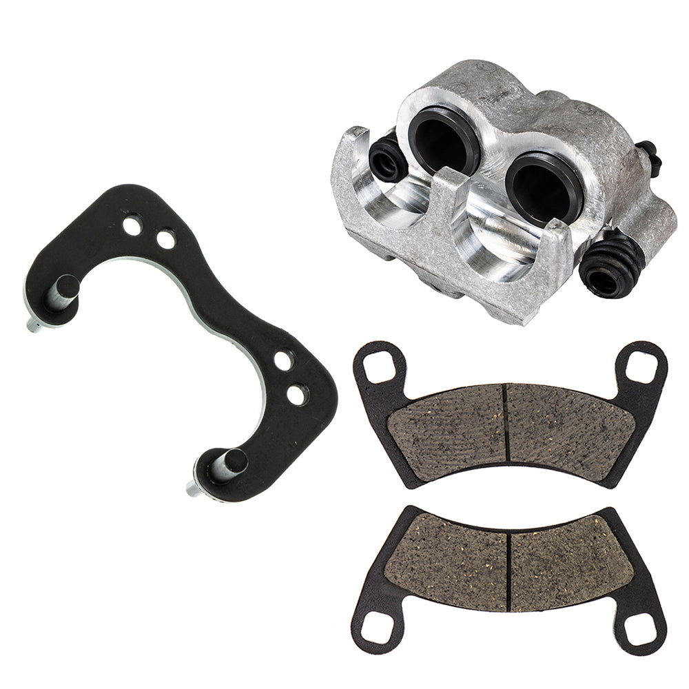 Rear Left Brake Caliper Pads Bracket for Polaris GEM RZR Ranger MRZR 2205949 2203747 NICHE MK1001054