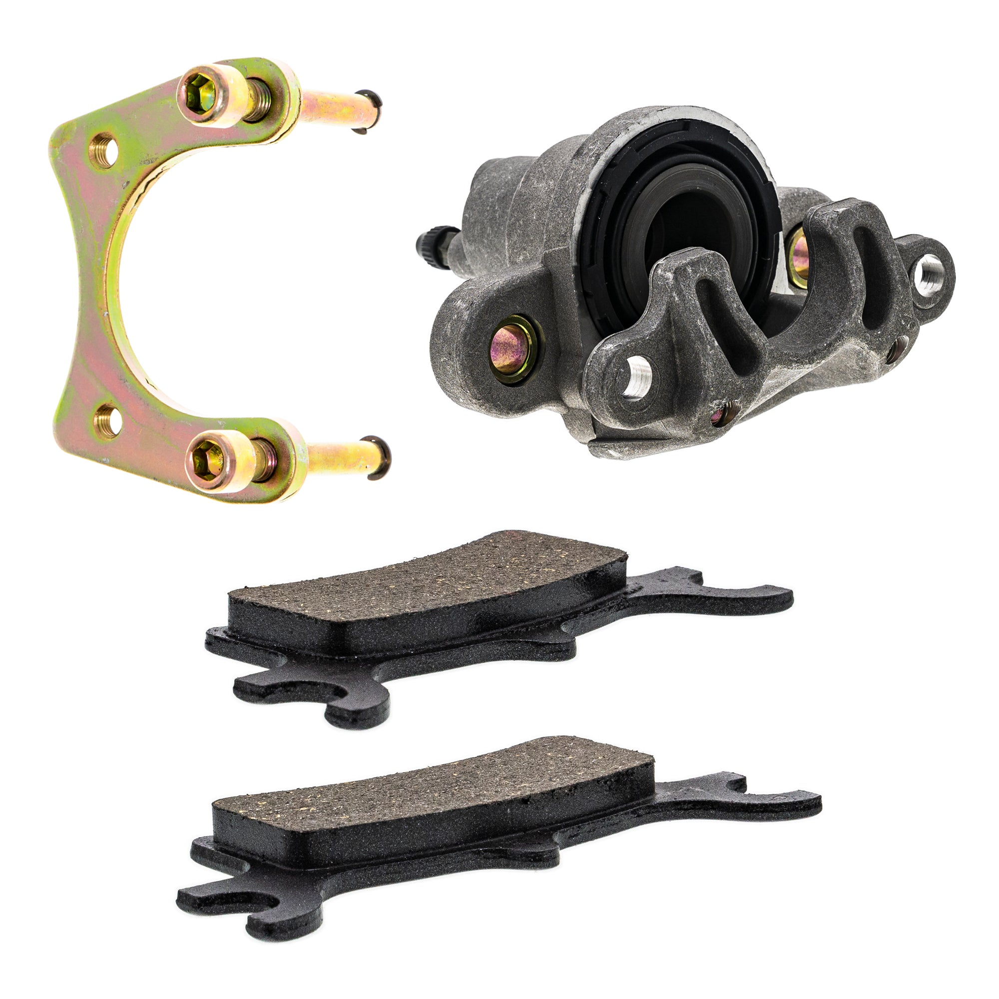 Rear Brake Caliper Pad Bracket Kit for Polaris Sportsman 2202414 2203451 1910680 1911179 NICHE MK1001078