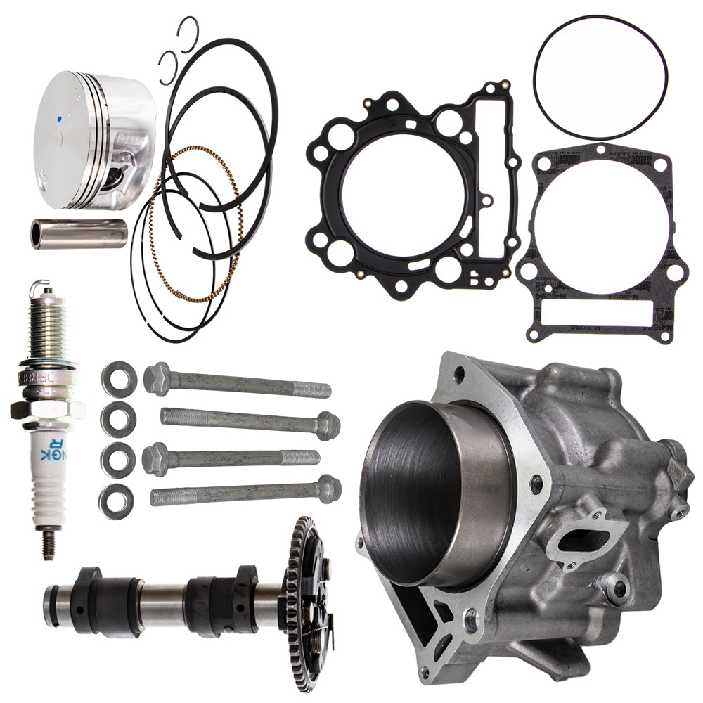 Cylinder Camshaft Piston Gasket Stud Spark Plug Kit for zOTHER Yamaha Rhino Grizzly NICHE MK1001089