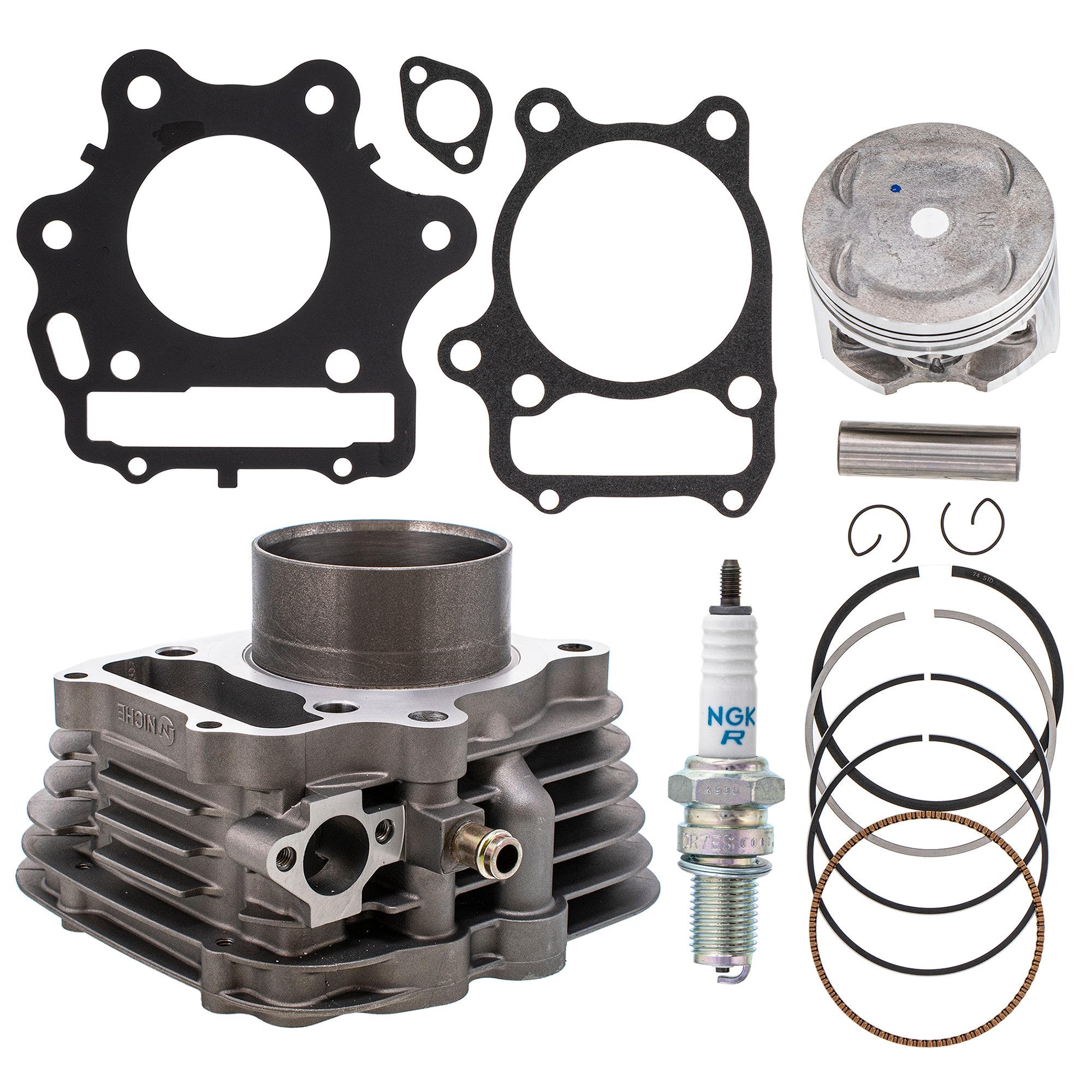 Cylinder Piston Gasket Spark Plug Kit for zOTHER Yamaha Honda SporTrax FourTrax NICHE MK1001096