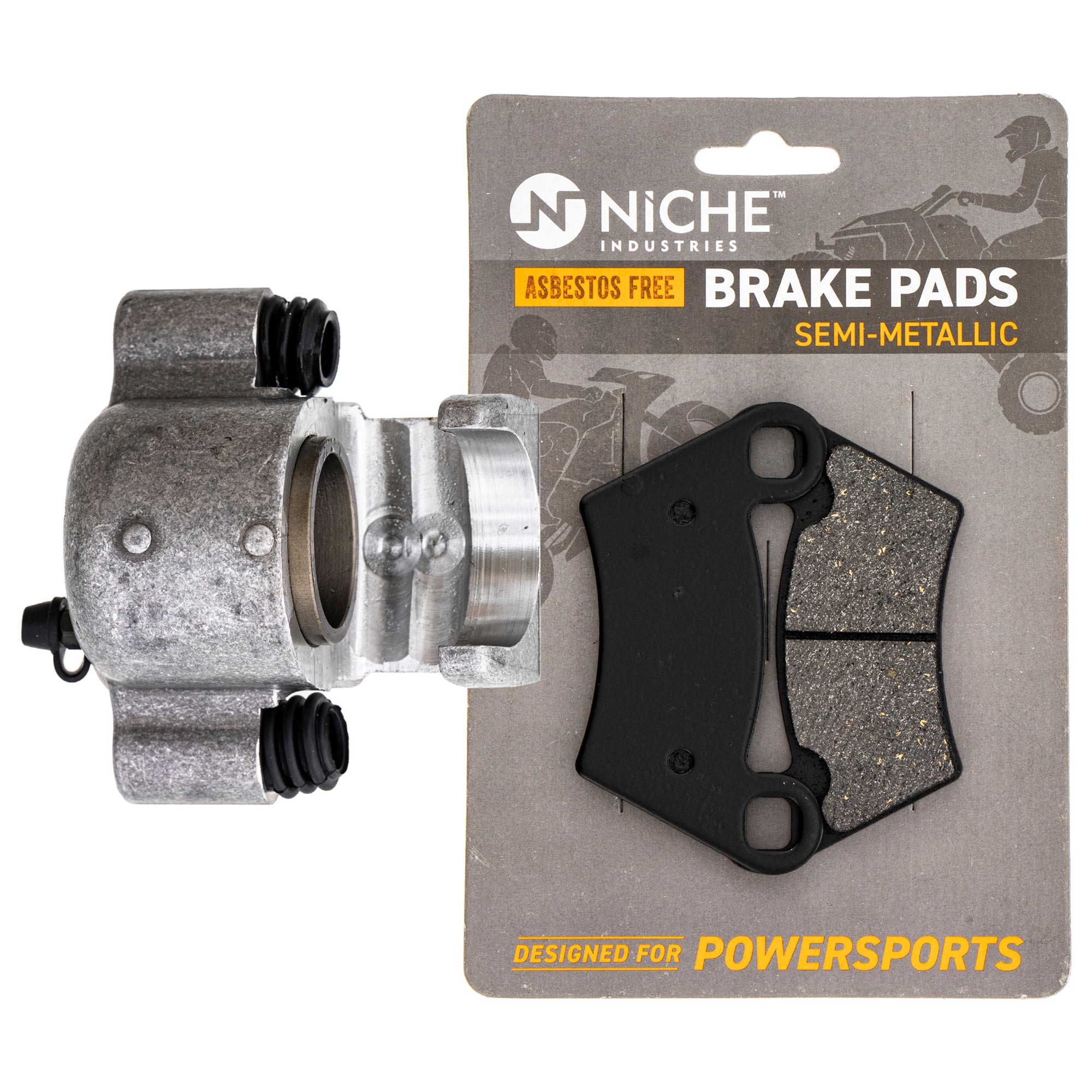 Front Right Brake Caliper & Pad Kit for Polaris GEM Ranger PPS 2202413 810-1958 2202097 NICHE MK1001101