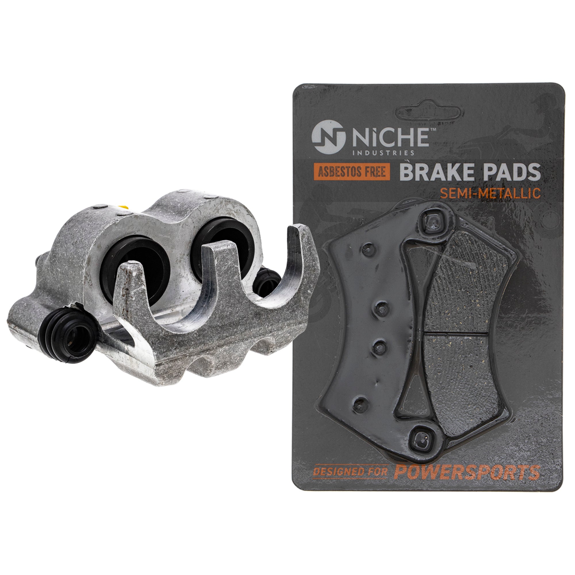 Right Brake Caliper & Pad Kit for Polaris GEM RZR Ranger MRZR 2205949 2203747 1912375 NICHE MK1001115