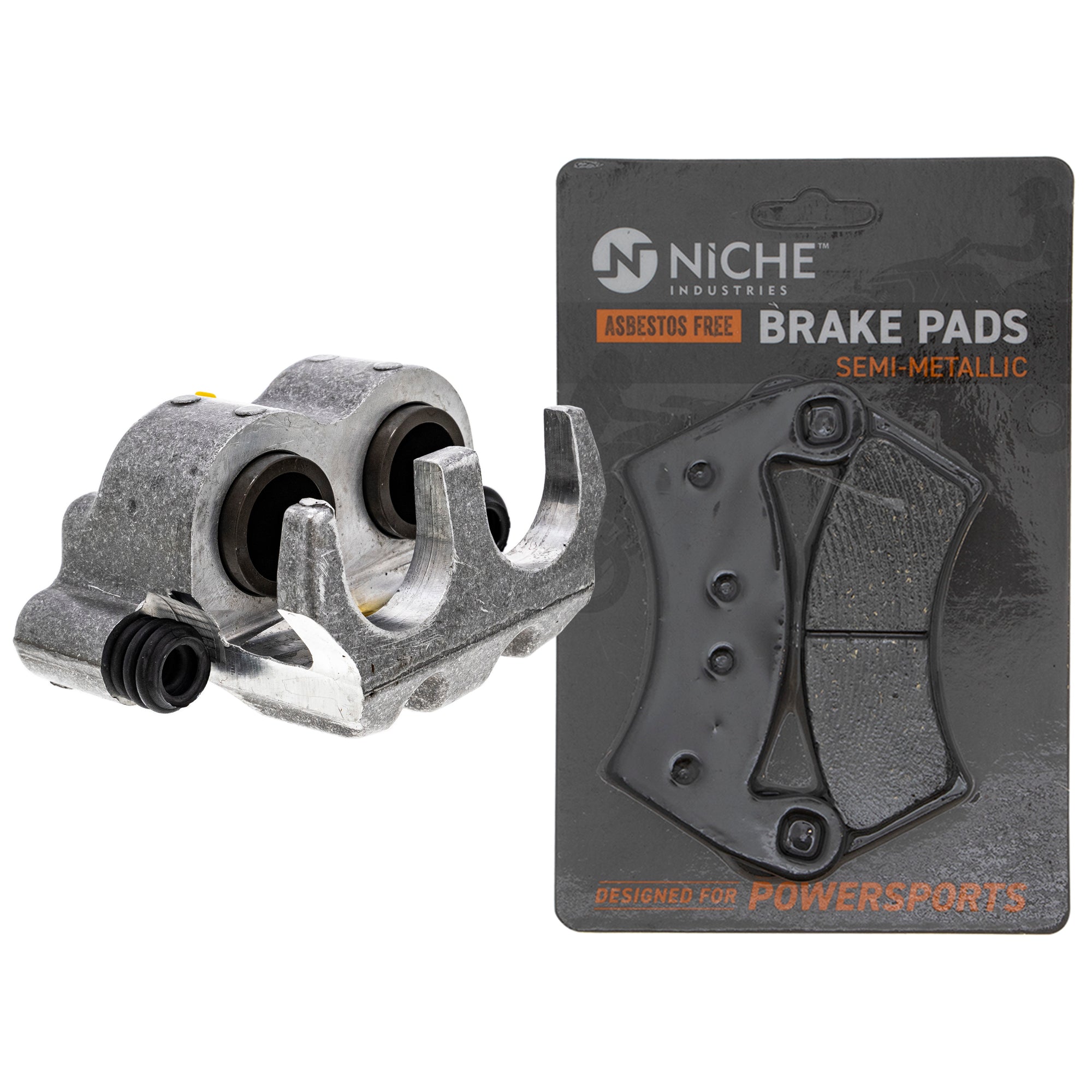 Left Brake Caliper & Pad Kit for Polaris GEM RZR Ranger MRZR 2205949 2203747 1912374 NICHE MK1001116