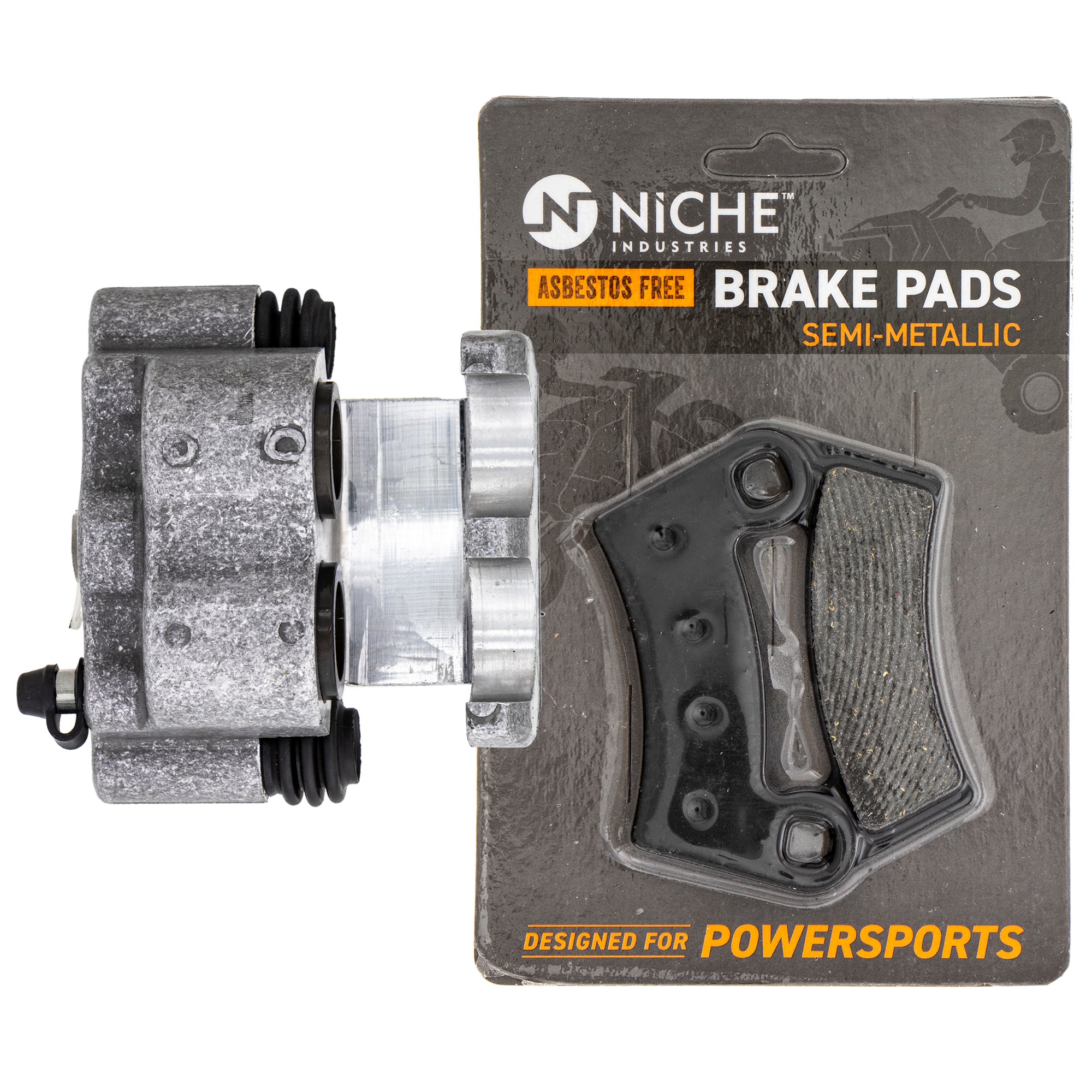 Right Brake Caliper & Pad Kit for Polaris RZR Ranger Outlaw General 2203318 5135666 NICHE MK1001121