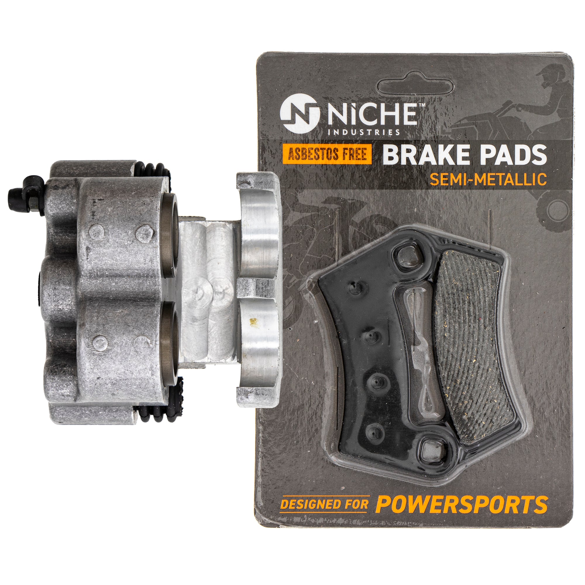 Rear Left Brake Caliper & Pad Kit for Polaris RZR Ranger Pro 2203318 1912277 1912276 NICHE MK1001125