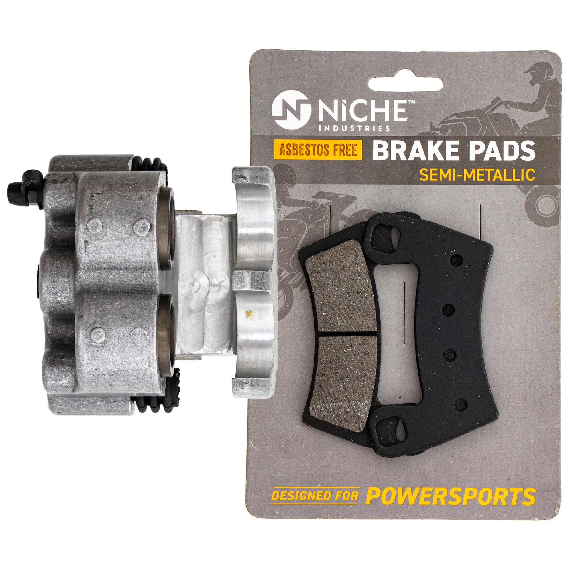 Front Right Brake Caliper & Pad Kit for Polaris RZR General 2203318 2206025 1912277 NICHE MK1001126