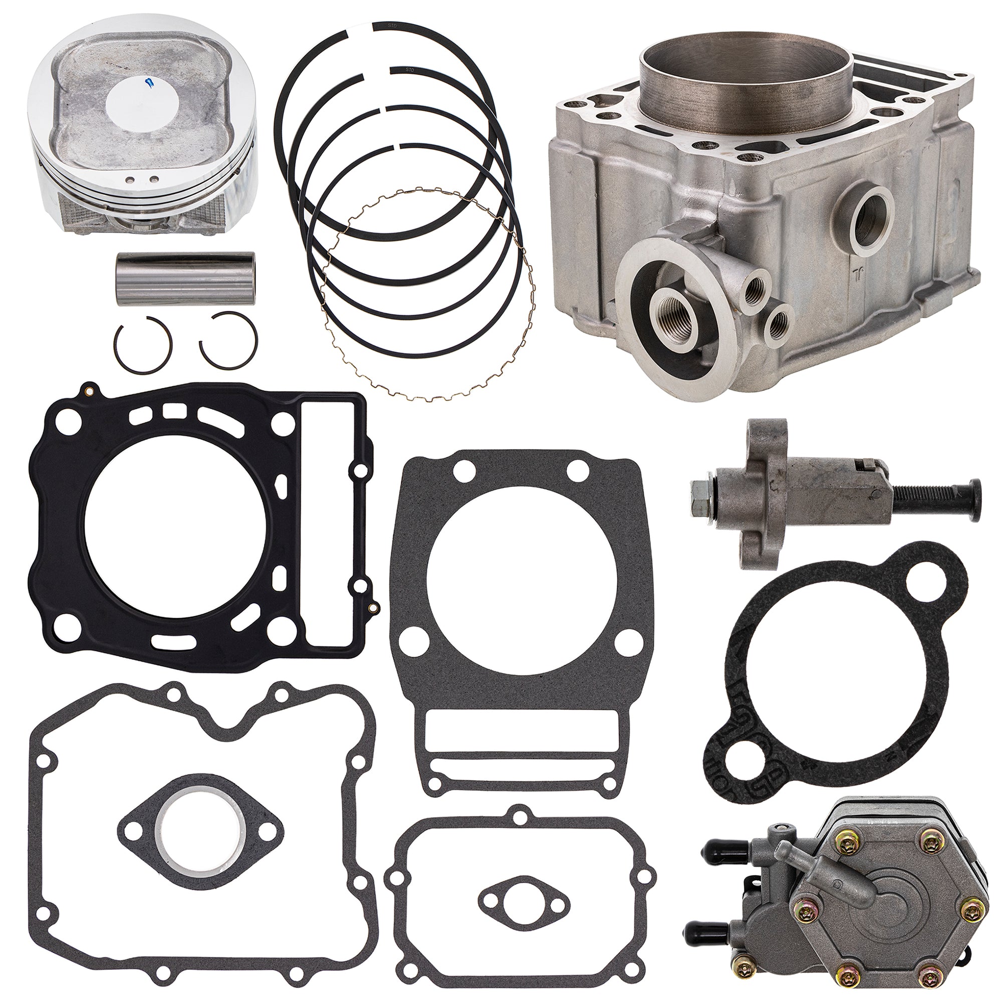 Cylinder Piston Gasket Fuel Pump Tensioner Kit for zOTHER Polaris Xplorer Worker Sportsman NICHE MK1001130