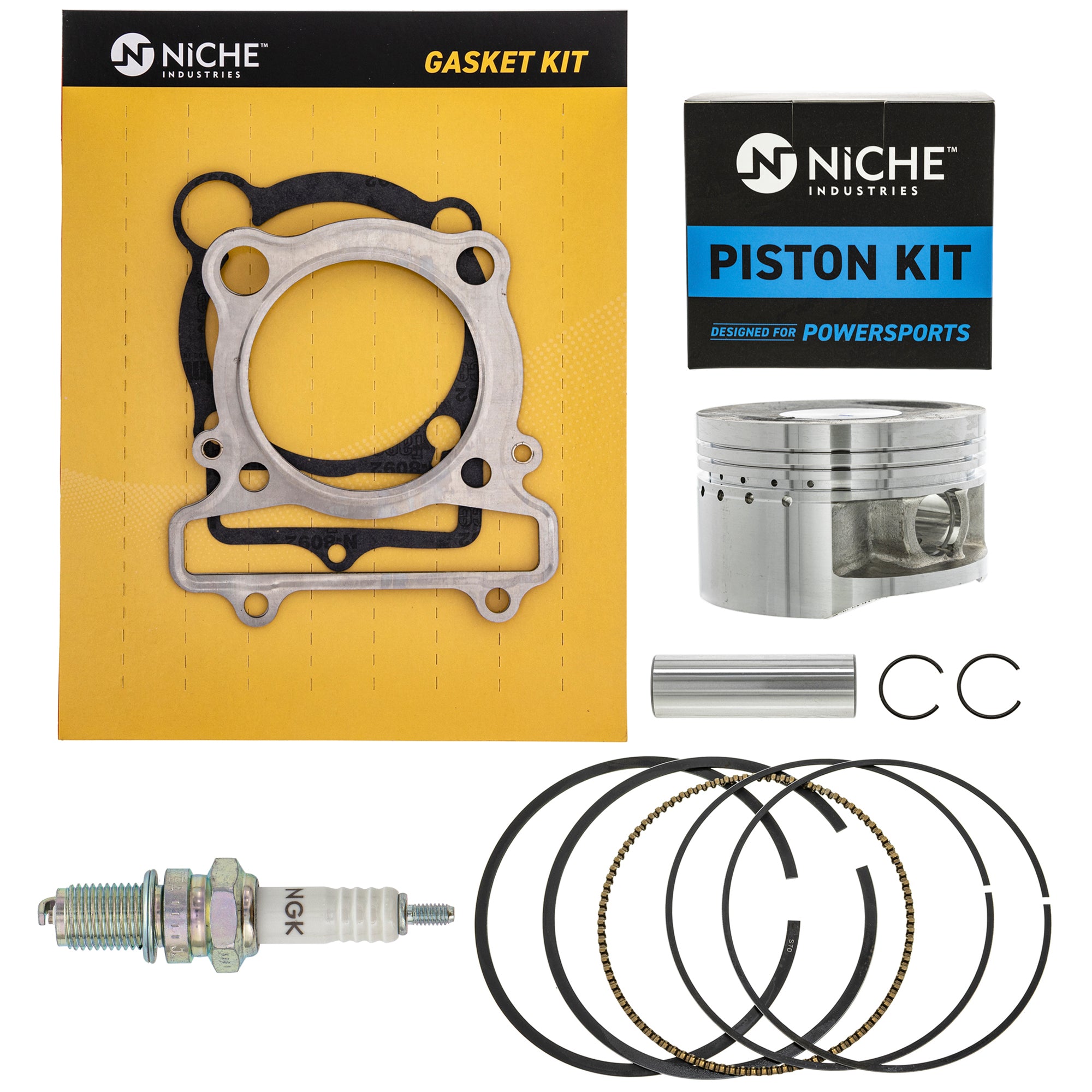 Gasket Piston Ring Kit for zOTHER Yamaha Wolverine Warrior Raptor Moto 5UH-11638-00-00 NICHE MK1001141