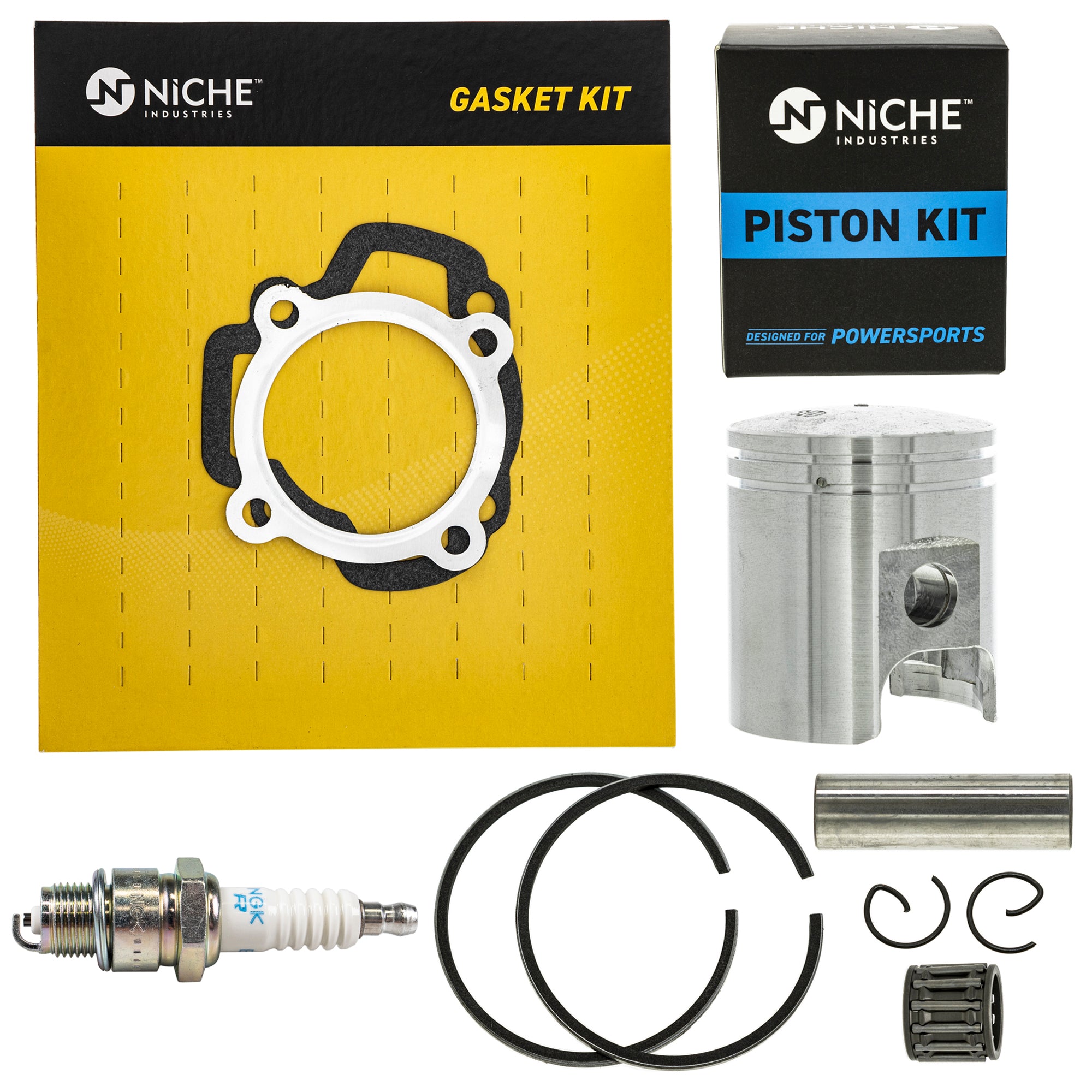 Big Bore Top End Repair Kit for Yamaha PW50 517-11181-01-00 3PT-11351-00-00 NICHE MK1001146