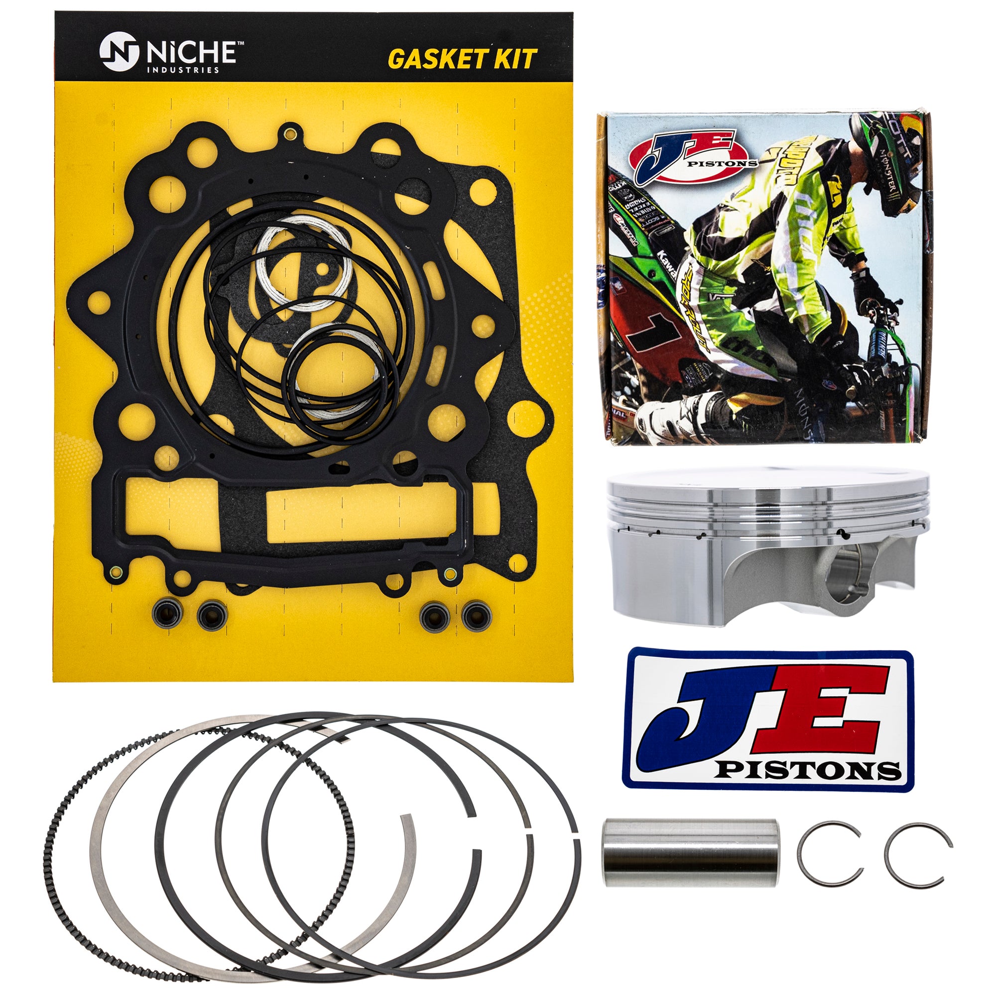 Big Bore Top End Repair Kit for zOTHER Yamaha Viking Rhino Raptor Grizzly 93210-96601-00 NICHE MK1001156