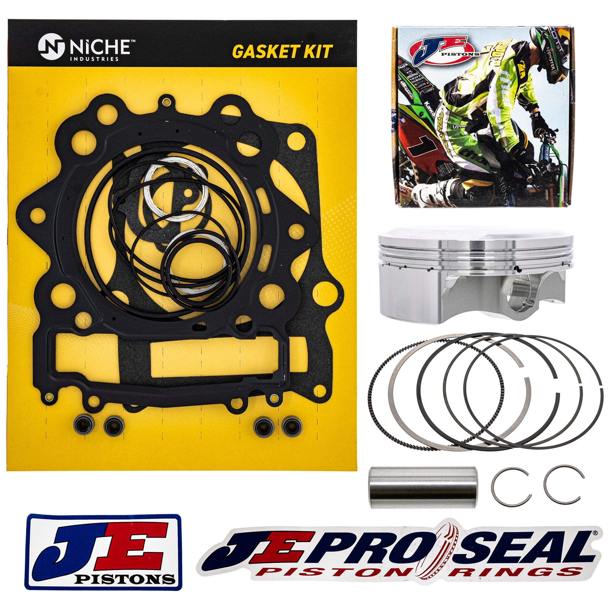 Big Bore Top End Repair Kit for zOTHER Yamaha Viking Rhino Raptor Grizzly 93210-96601-00 NICHE MK1001158