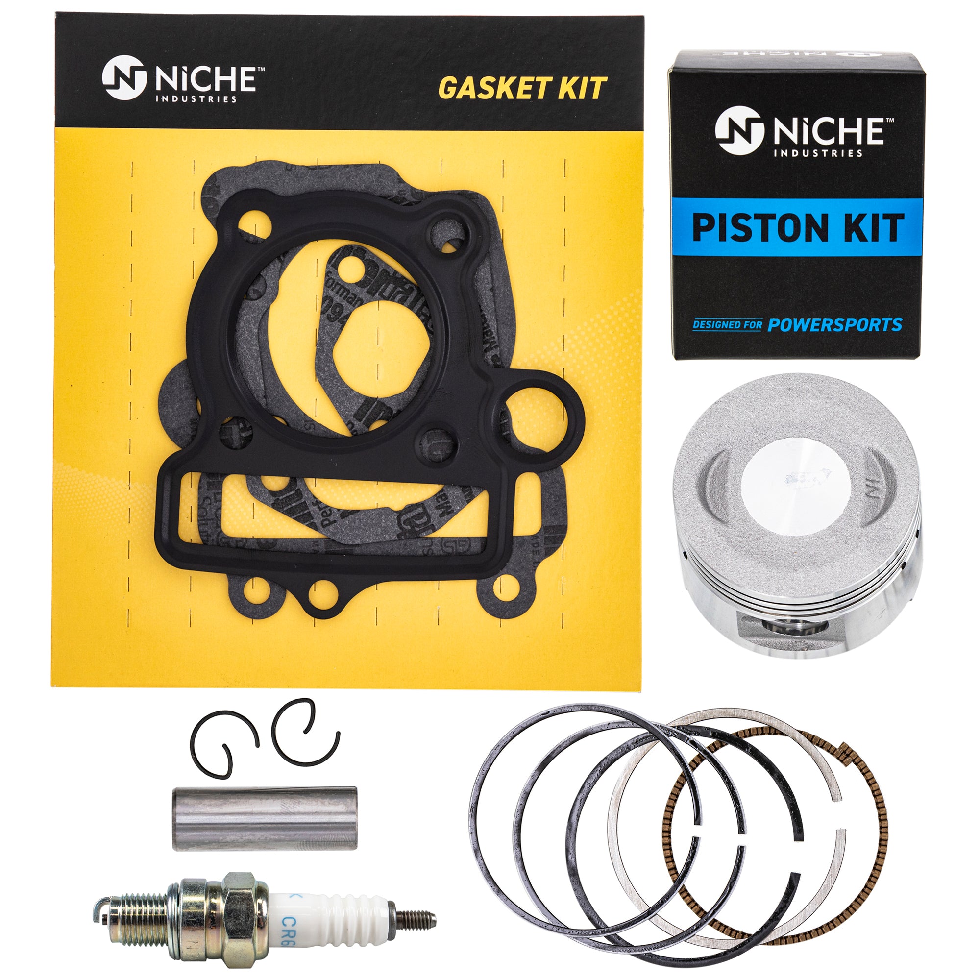 Standard Bore Piston Gasket Ring Kit for Polaris Sportsman Outlaw 0455389 0455335 0453430 NICHE MK1001160