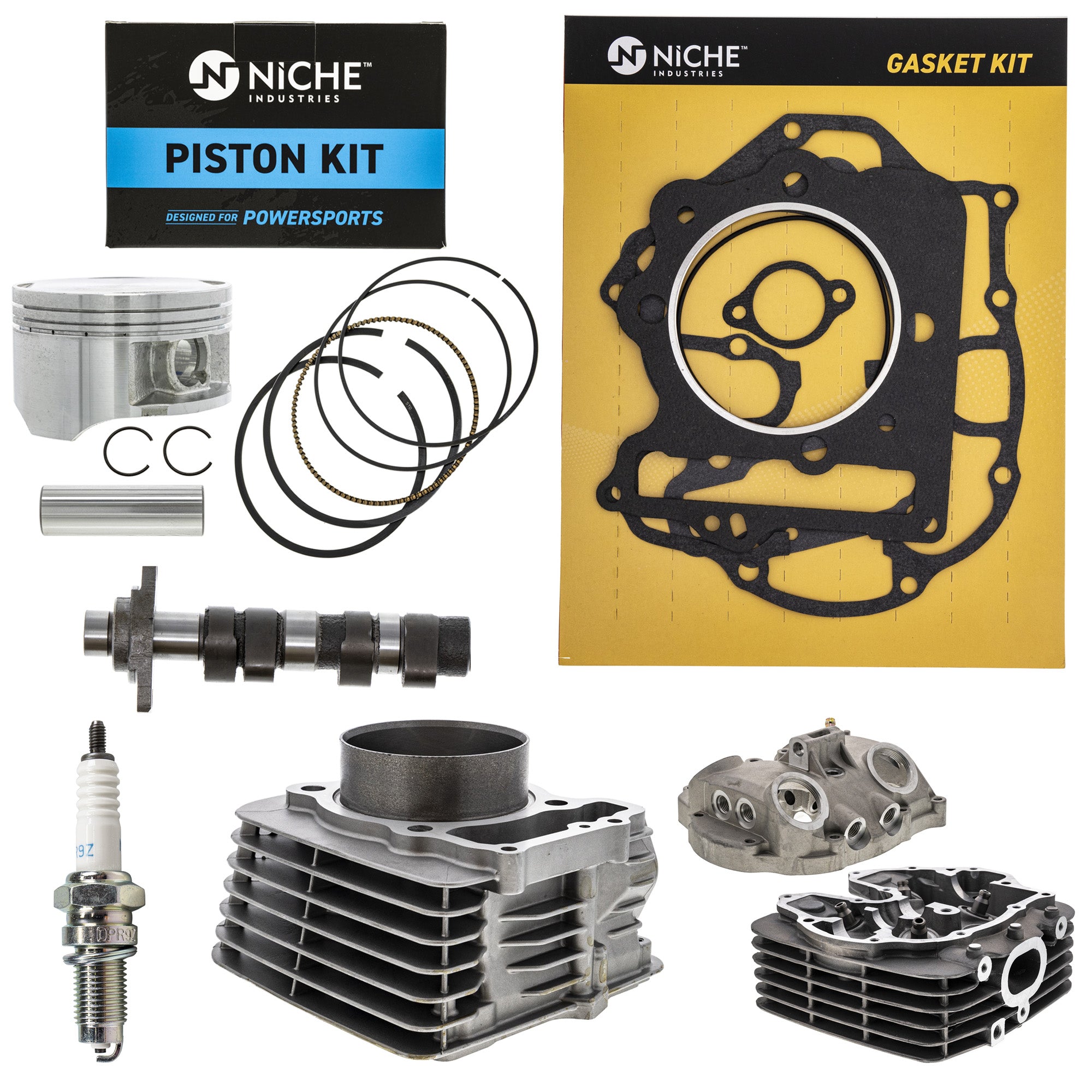 Cylinder Head Camshaft Piston Gasket Spark Plug Kit for zOTHER Honda XR400R TRX400 NICHE MK1001166
