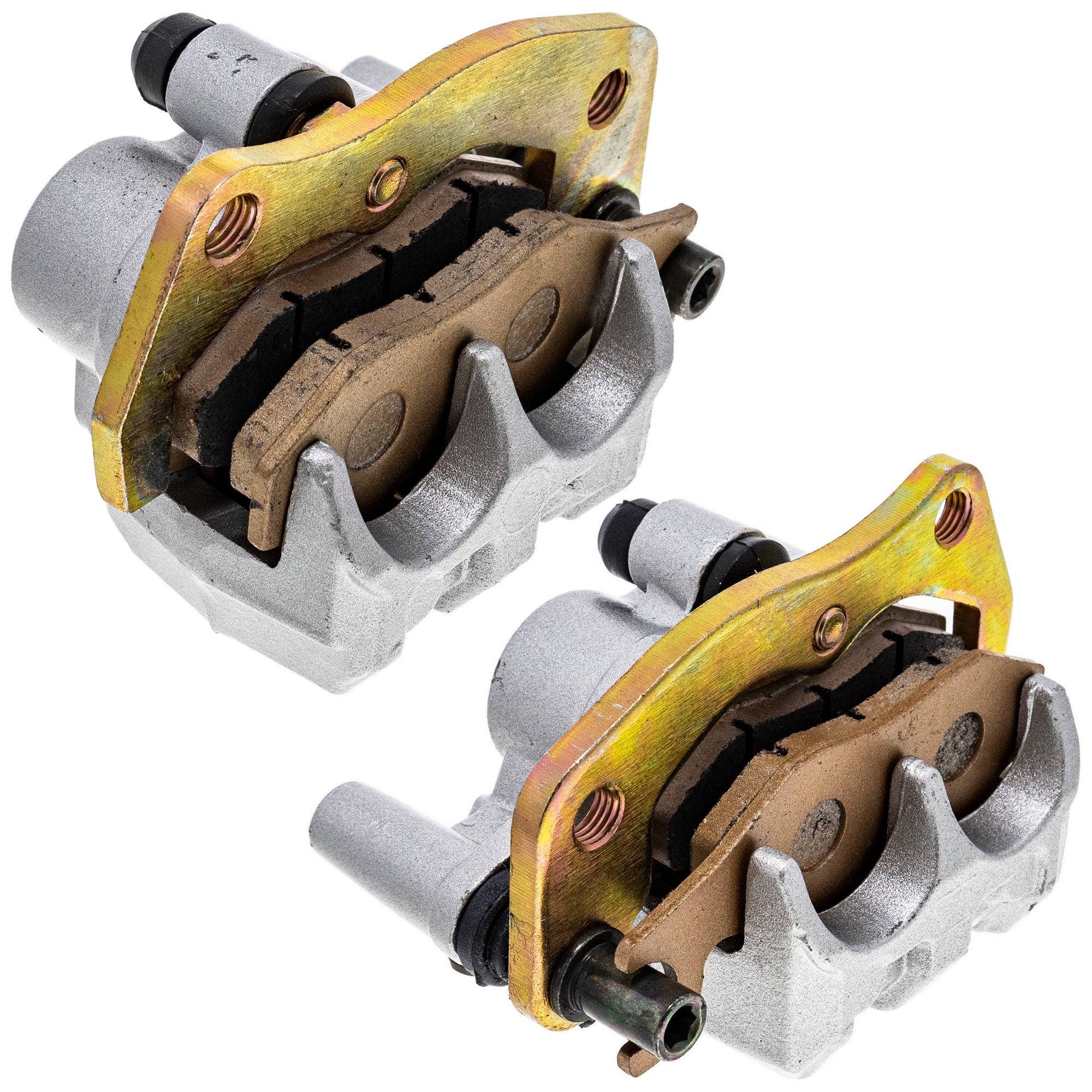 Front Brake Calipers & Pads Set for zOTHER Yamaha Rhino 5B4-2580U-01-00 5B4-2580U-00-00 NICHE MK1001233