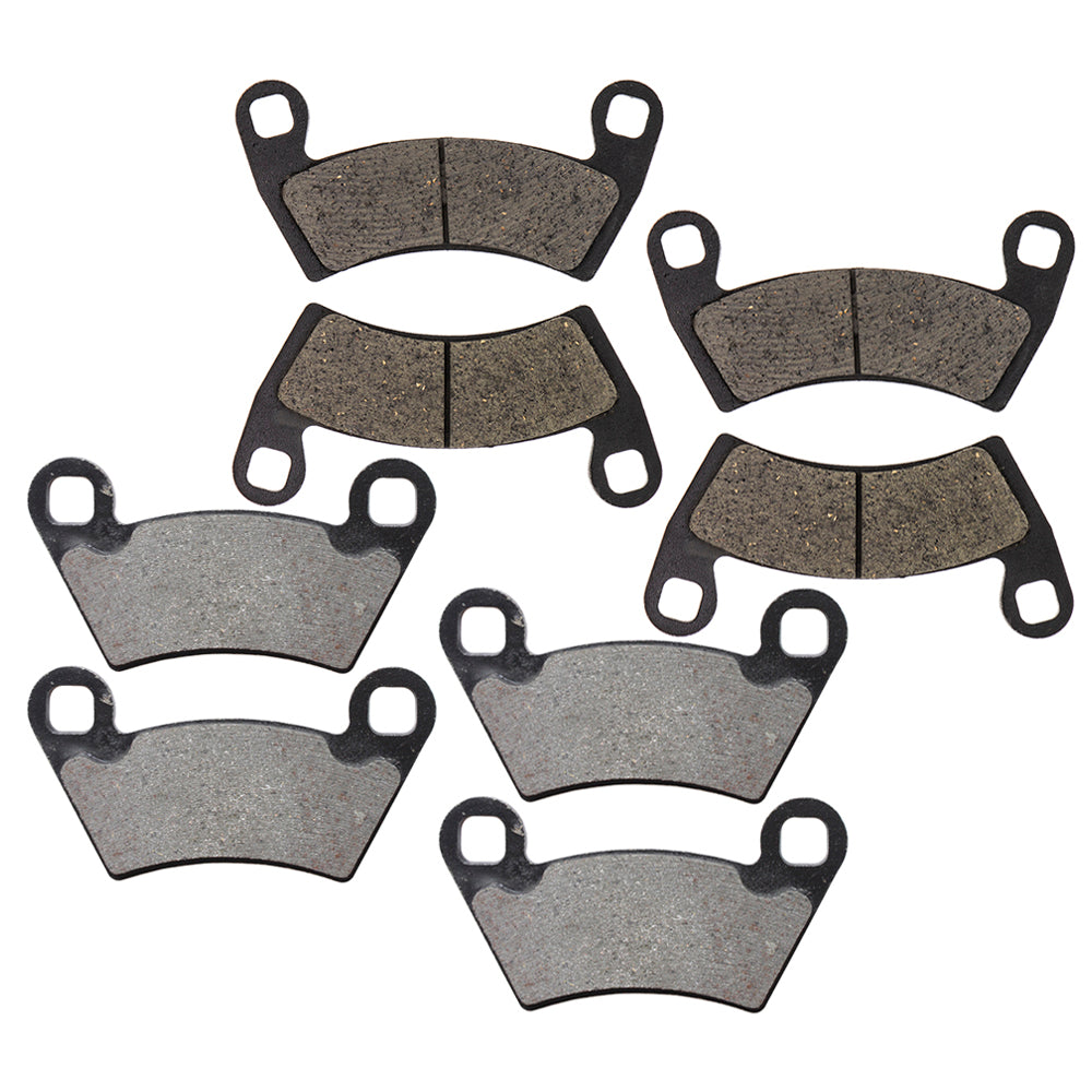 Brake Pad Set for Polaris GEM RZR Ranger MRZR Brutus 2205949 2202413 2203747 2202097 NICHE MK1001320