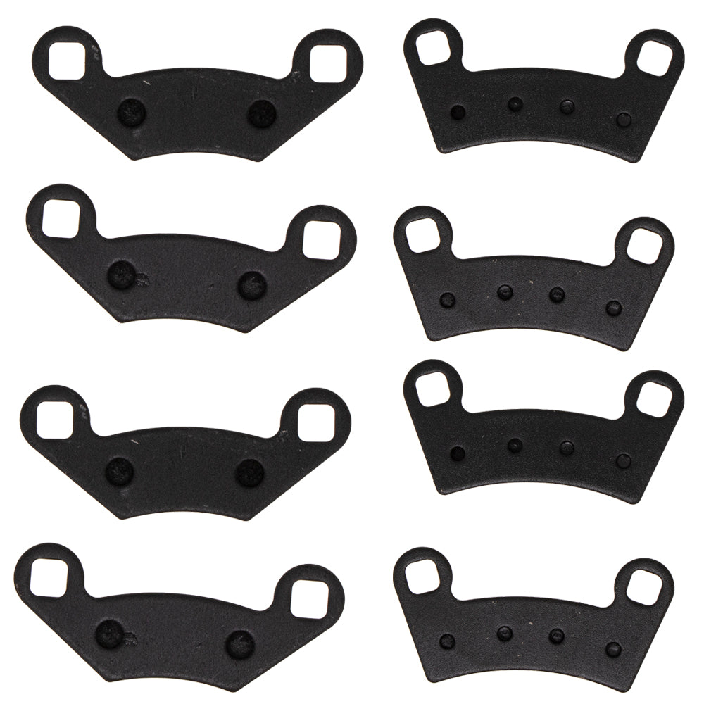 Front & Rear Brake Pads For Polaris Sportsman 500 HO (2010-2013) - Autodayplus