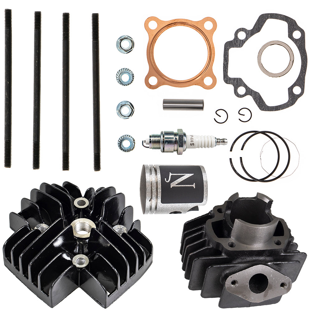 Cylinder Head Piston Gasket Stud Spark Plug Kit for zOTHER Yamaha Suzuki NGK Kawasaki PW50 NICHE MK1001334