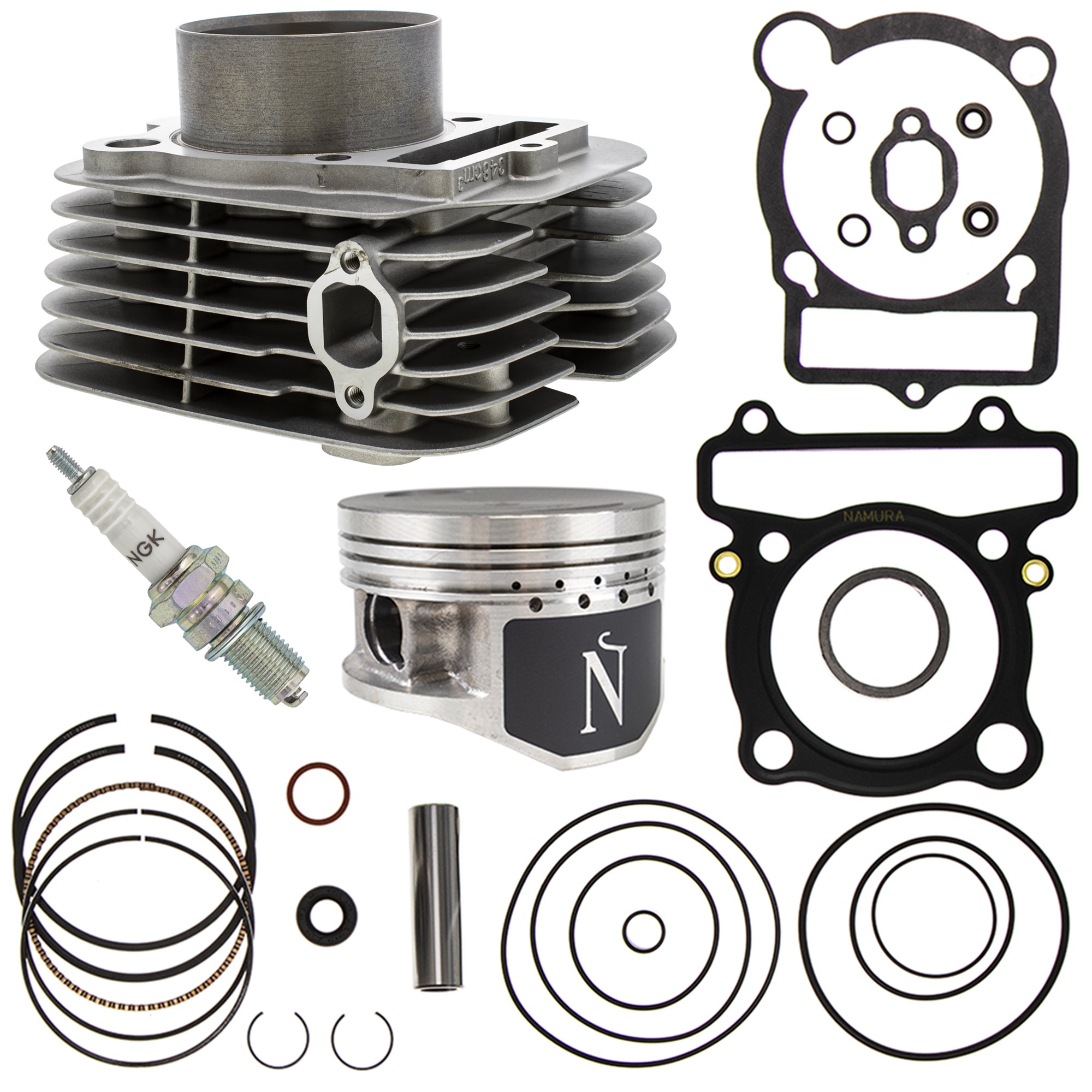 Cylinder Piston Gasket Spark Plug Kit for zOTHER Yamaha Wolverine Warrior Raptor Moto NICHE MK1001340