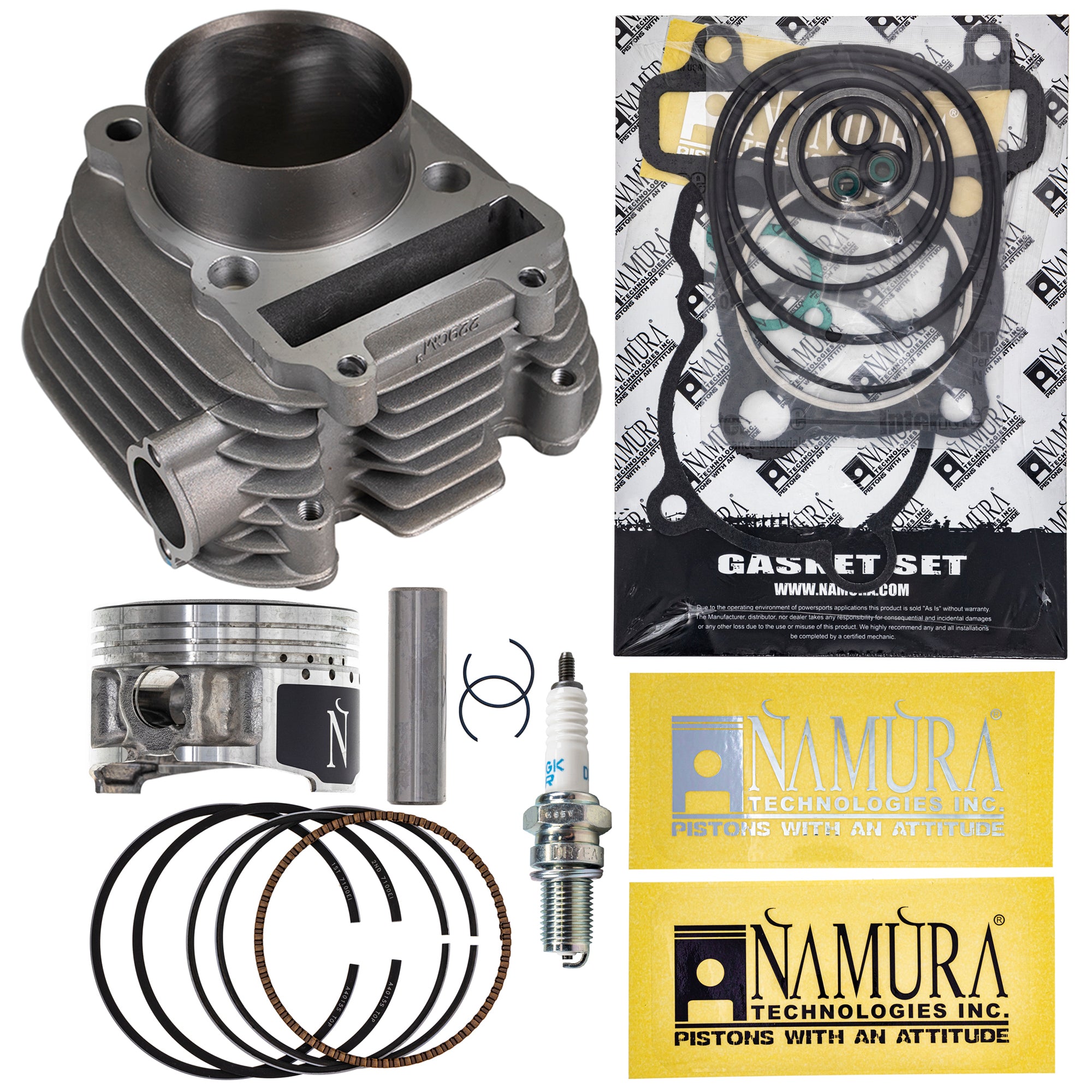 Cylinder Piston Gasket Spark Plug Kit for zOTHER Yamaha Timberwolf Bear DR7-EA000-00-00 NICHE MK1001350