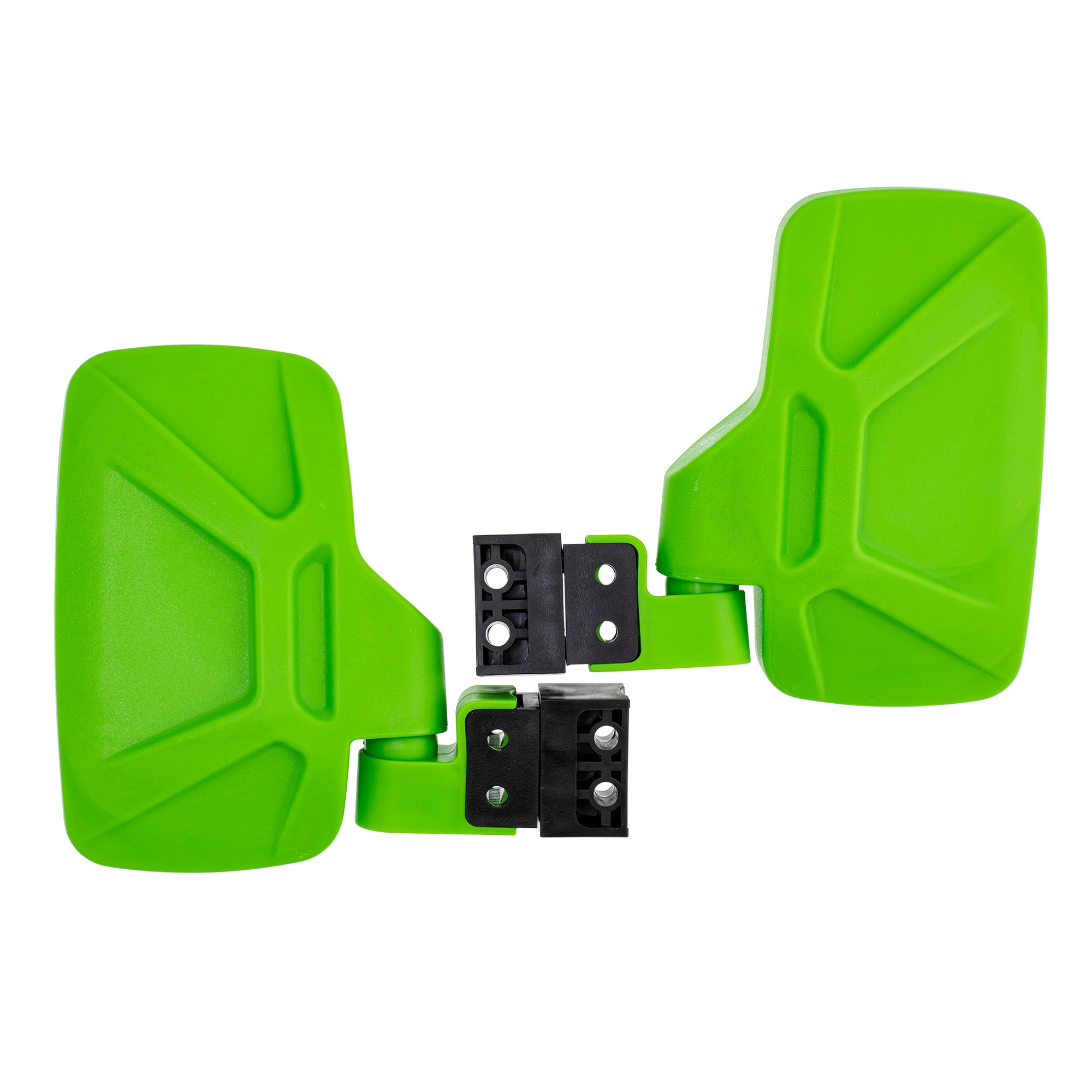 Green Break Away Side & Rear View Mirror For Polaris Can-Am Arctic Cat MK1001408