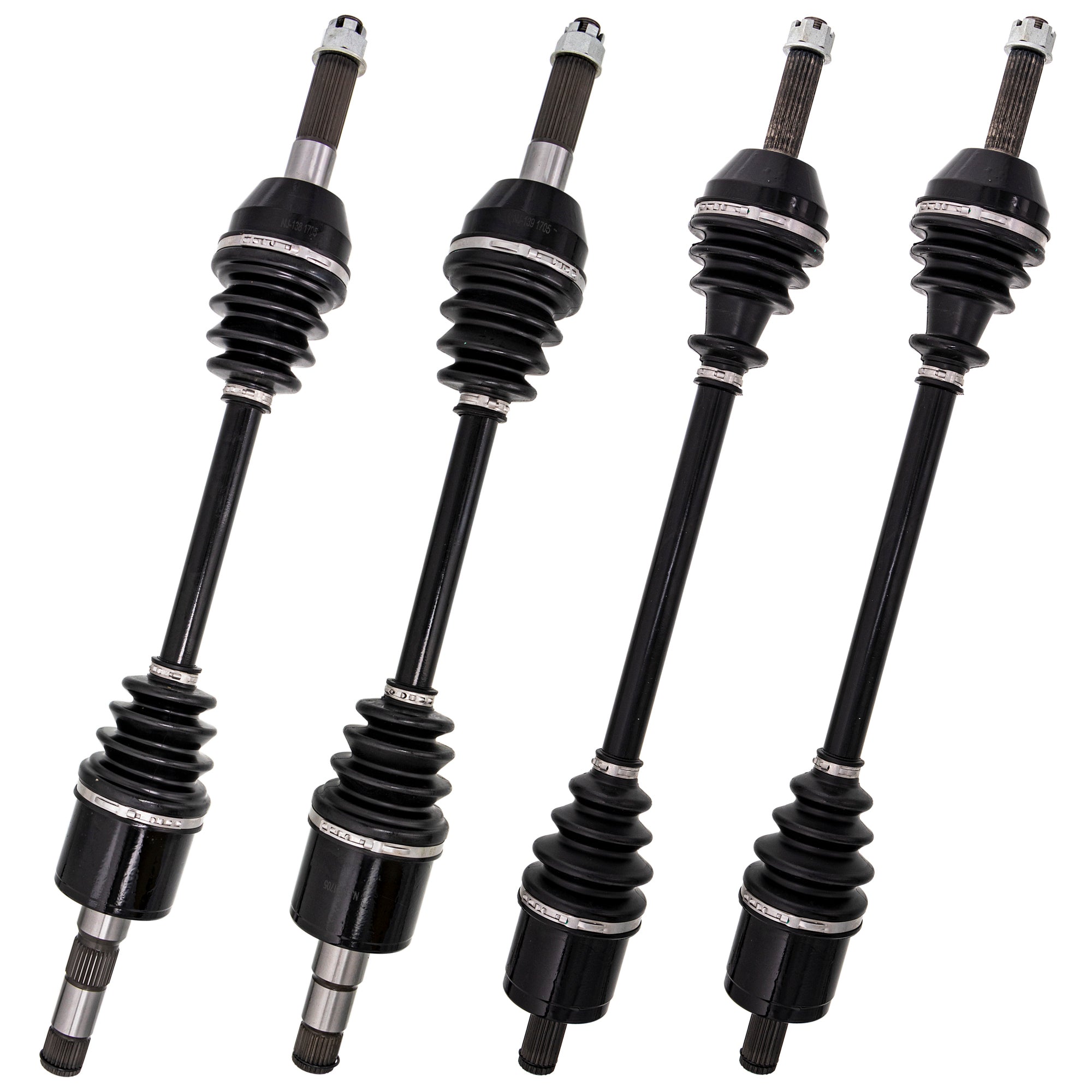 CV Axle Drive Shaft Set (Front & Rear) for Polaris Ranger 1332284 1332423 1332285 1380236 NICHE MK1001431