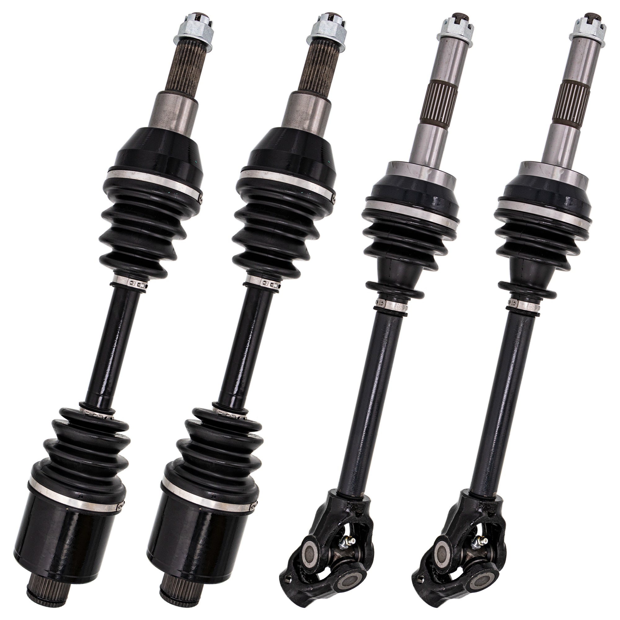CV Axle Drive Shaft Set (Front & Rear) for Polaris Worker Sportsman Diesel 1333439 1380240 NICHE MK1001443