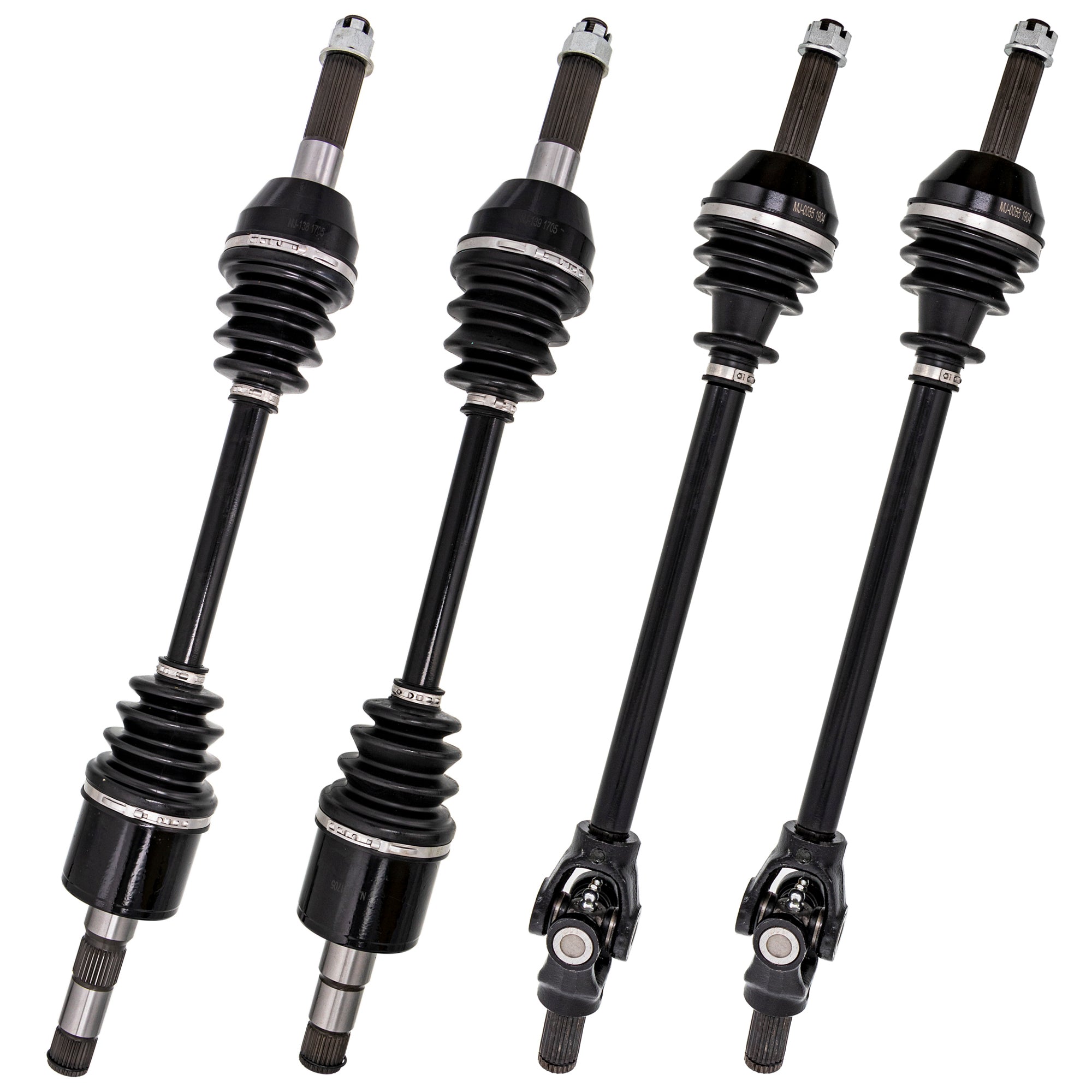 CV Axle Drive Shaft Set (Front & Rear) for Polaris Ranger 1380230 1332931 1332284 1332285 NICHE MK1001446
