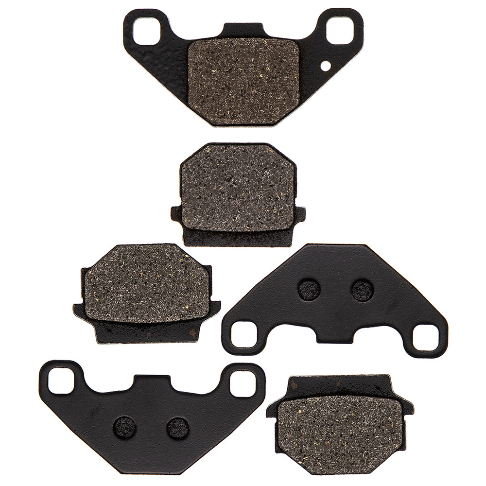 Semi-Metallic Brake Pads Kit Front/Rear for zOTHER Yamaha Suzuki Kawasaki BRP Can-Am NICHE MK1001503
