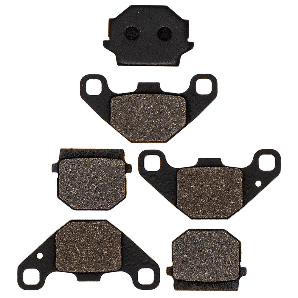Semi-Metallic Brake Pads Kit Front/Rear for zOTHER Yamaha Suzuki Kawasaki BRP Can-Am NICHE MK1001504