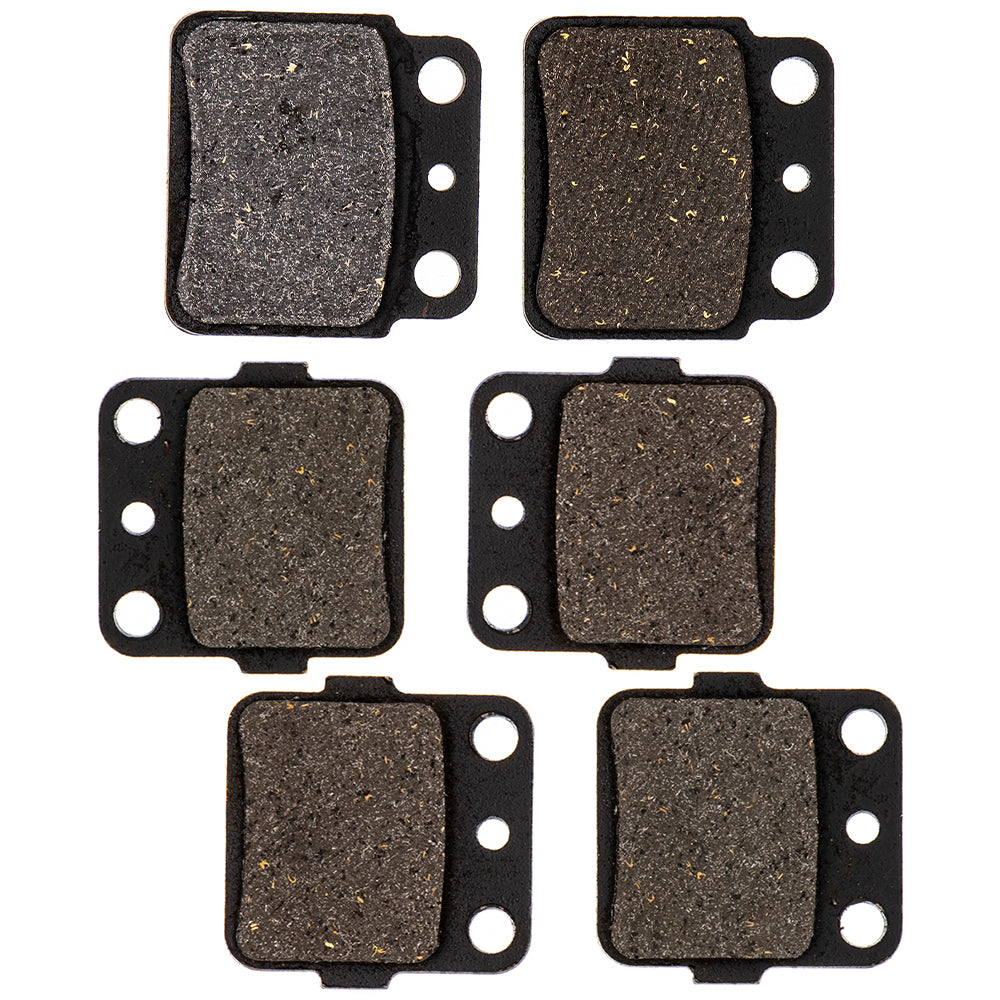 Semi-Metallic Brake Pads Kit Front/Rear for zOTHER Suzuki Quadsport King 69100-07810 NICHE MK1001505