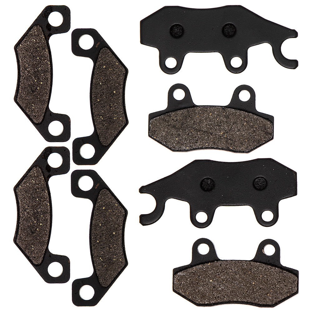 Semi-Metallic Brake Pads Kit Front/Rear for BRP Can-Am Ski-Doo Sea-Doo Commander 715500336 NICHE MK1001513