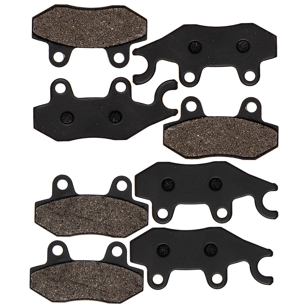 Semi-Metallic Brake Pads Kit Front/Rear for Yamaha Suzuki Kawasaki BRP Can-Am Ski-Doo NICHE MK1001517