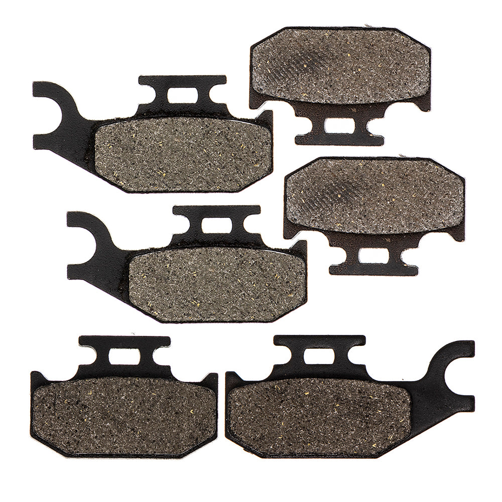 Semi-Metallic Brake Pads Kit Front/Rear for BRP Can-Am Ski-Doo Sea-Doo Renegade Outlander NICHE MK1001521