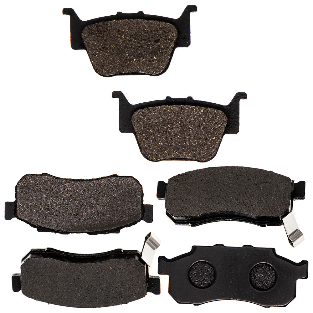 Semi-Metallic Brake Pads Kit Front/Rear for zOTHER Honda Pioneer 06435-HN8-016 NICHE MK1001534