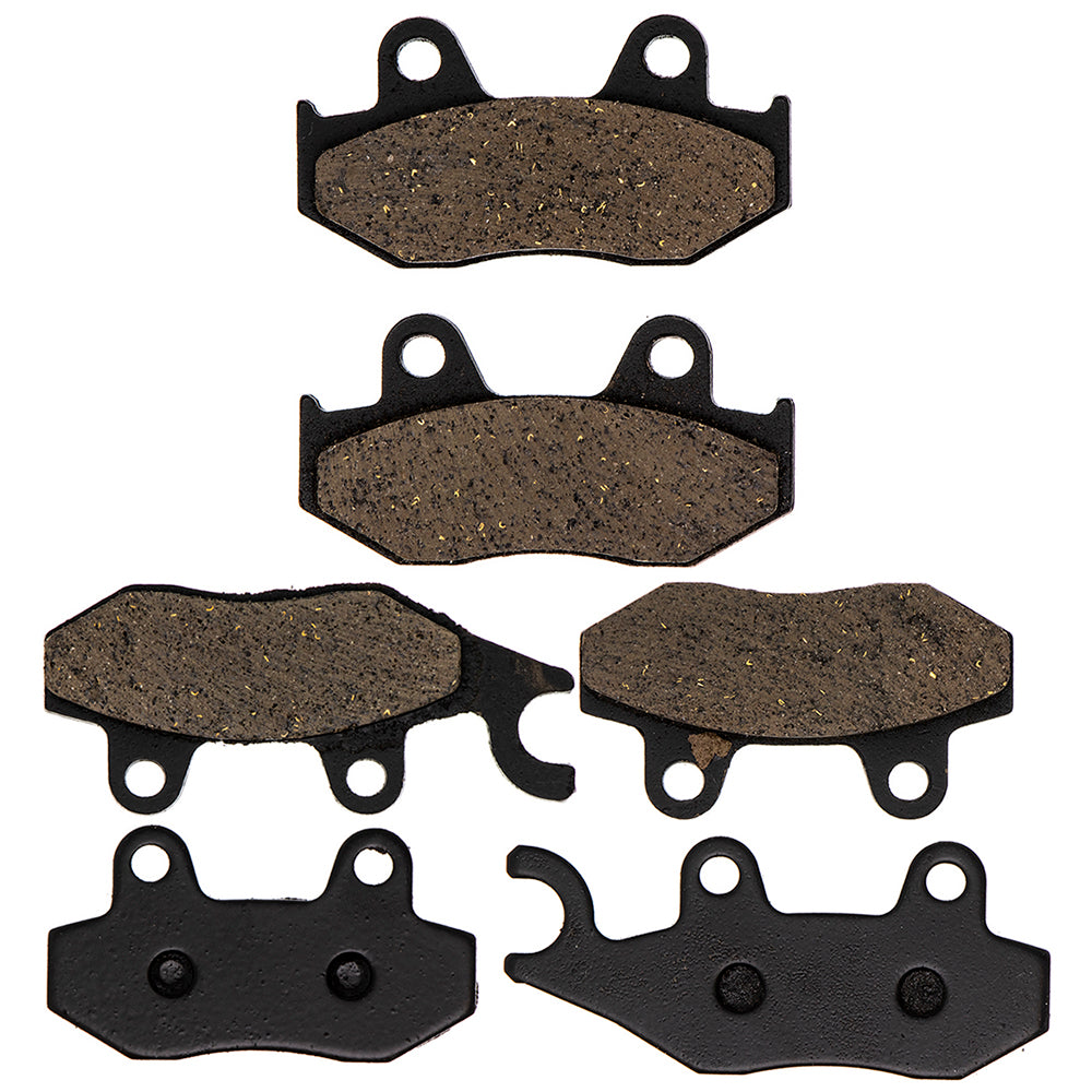 Brake Pad Kit Front/Rear for Yamaha YFZ450R YFZ450 Raptor 5TG-W0046-10-00 5TG-W0045-00-00 NICHE MK1001563