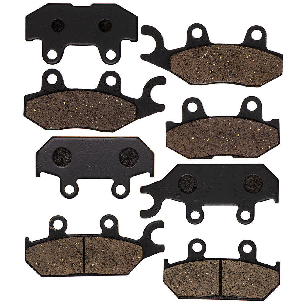 Brake Pad Kit Front/Rear for zOTHER Yamaha Wolverine Viking 1XD-25805-10-00 NICHE MK1001591