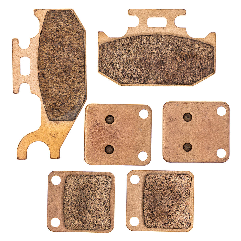 Ceramic Brake Pad Kit for Suzuki Wolverine Vinson Kodiak Grizzly 59101-38850 59100-38870 NICHE MK1001597