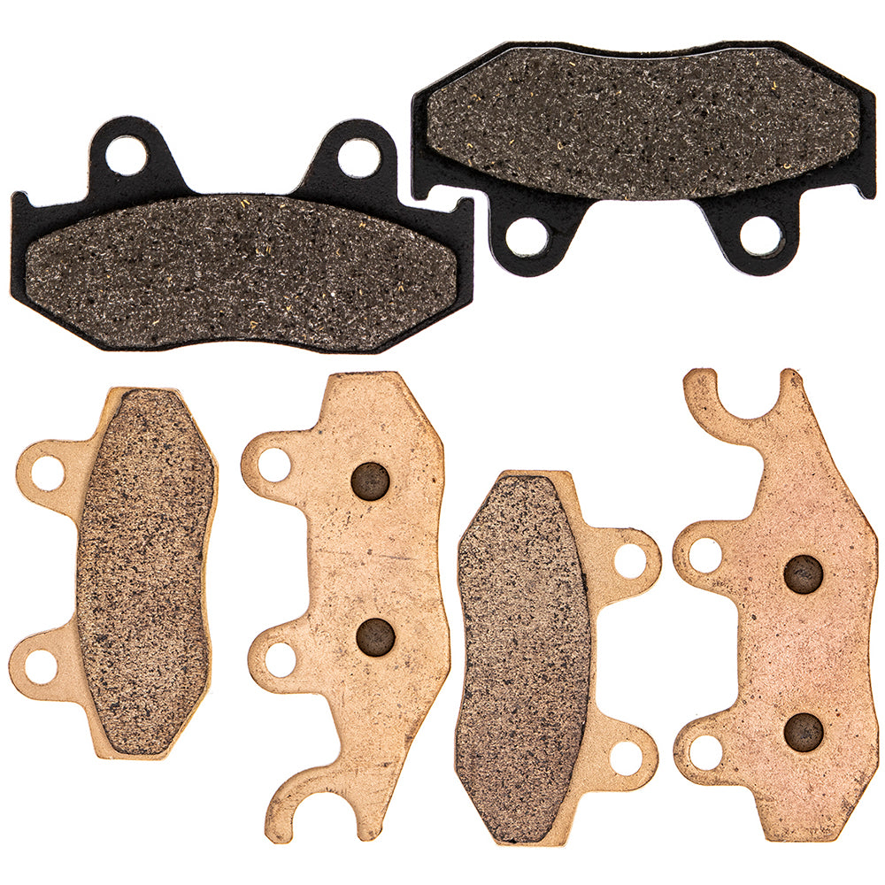 Full Semi-Metallic Ceramic Brake Pad Kit for zOTHER Yamaha Suzuki Kawasaki BRP Can-Am NICHE MK1001600