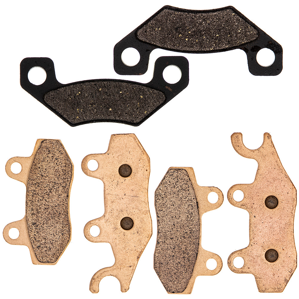 Full Semi-Metallic Ceramic Brake Pad Kit for zOTHER Yamaha Suzuki Kawasaki BRP Can-Am NICHE MK1001602