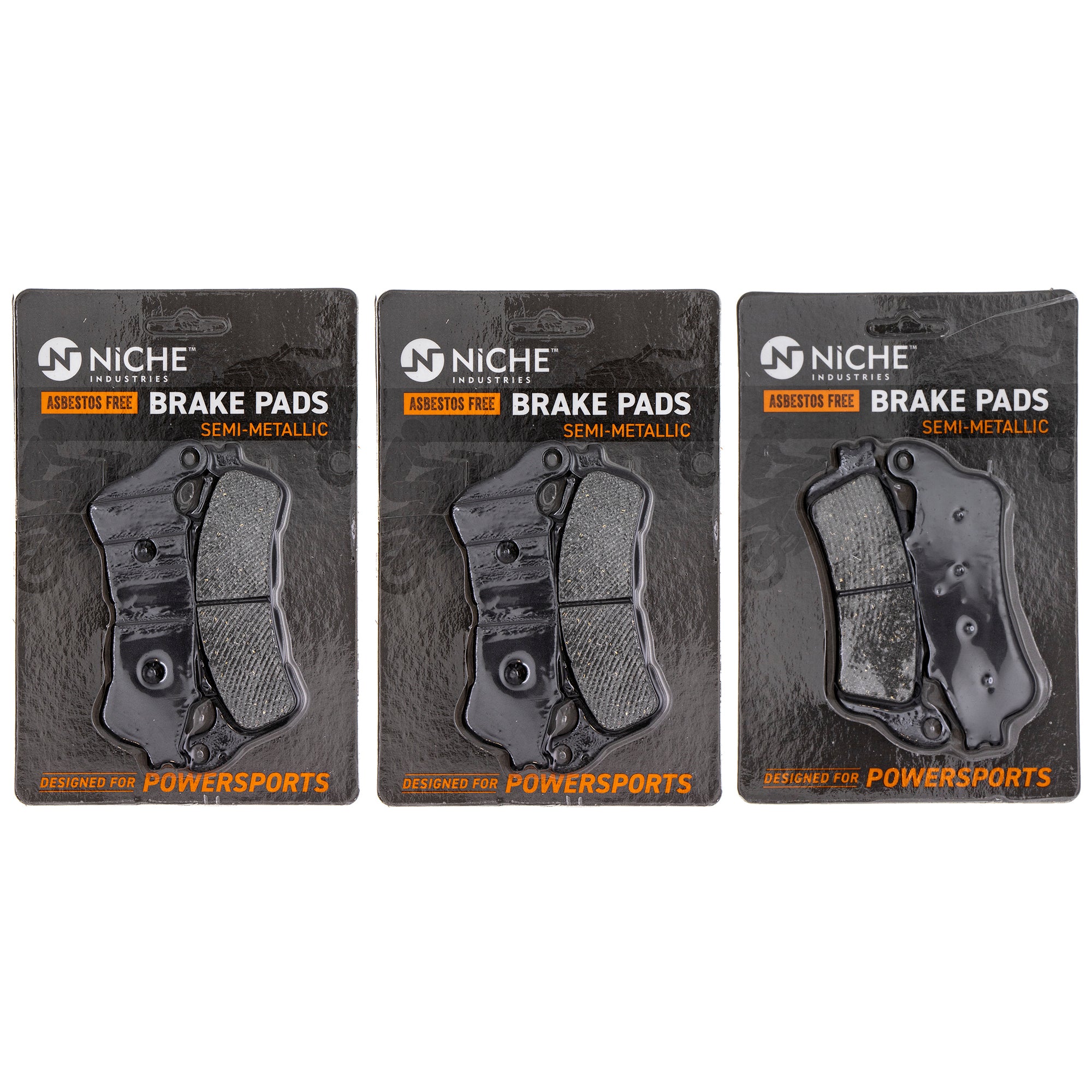 Semi-Metallic Brake Pad Set Front/Rear for zOTHER Honda ST1300 NT700V Interceptor CTX1300 NICHE MK1002452