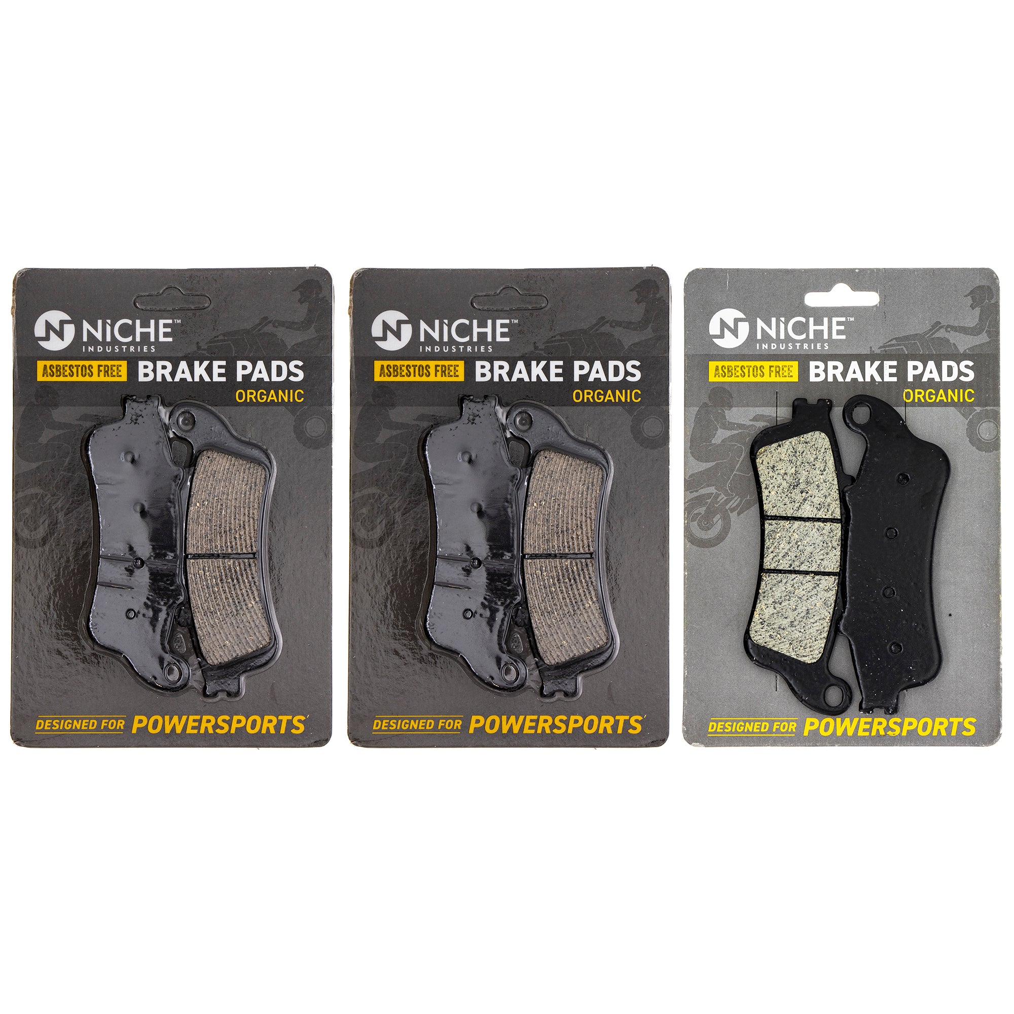 Brake Pad Kit Front/Rear for zOTHER Honda Goldwing 06456-MCA-016 06455-MCA-016 NICHE MK1002455